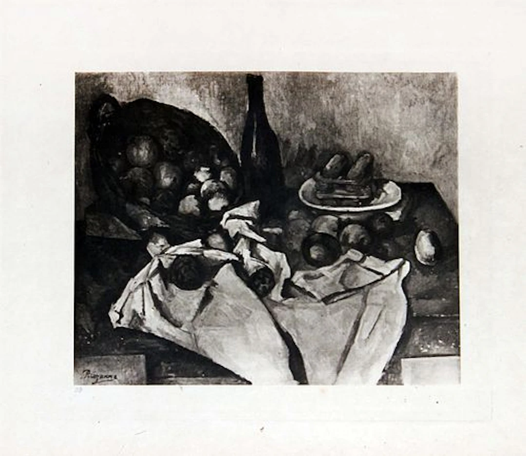 Paul Cezanne - La Corbeille de Pommes (1915)