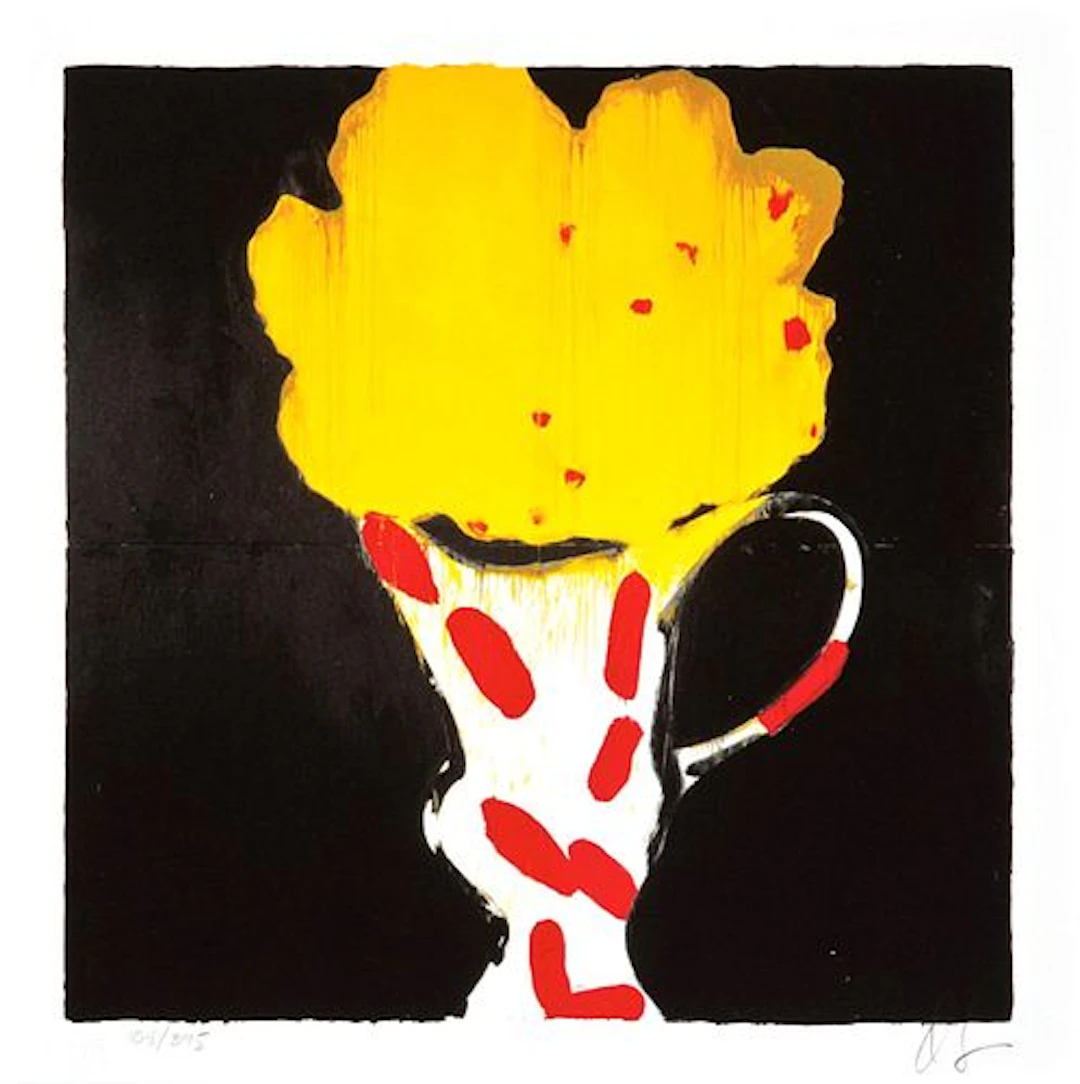Donald Sultan - Flowers IV