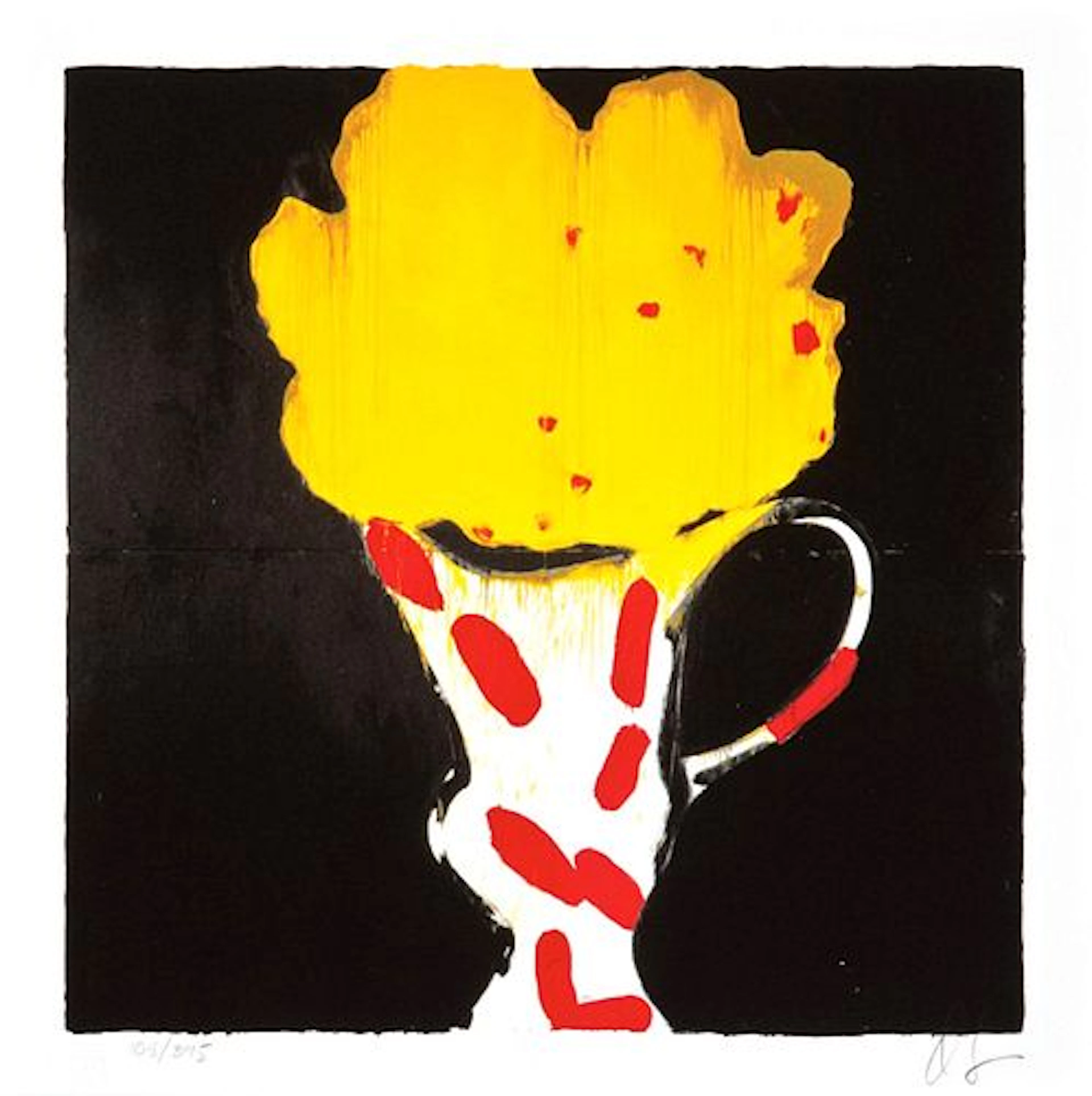 Donald Sultan - Flowers IV