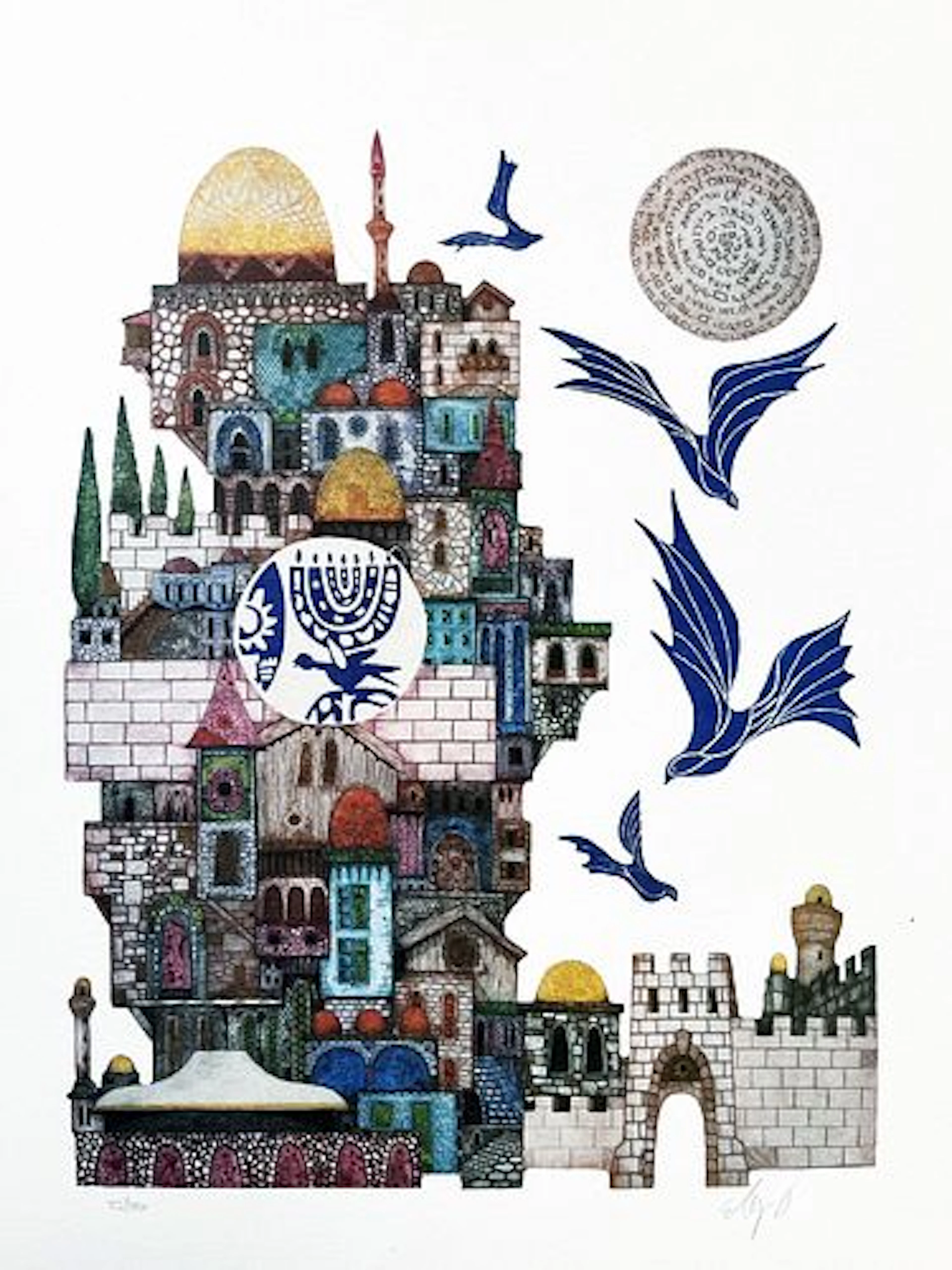 Amram Ebgi - Birds above the City