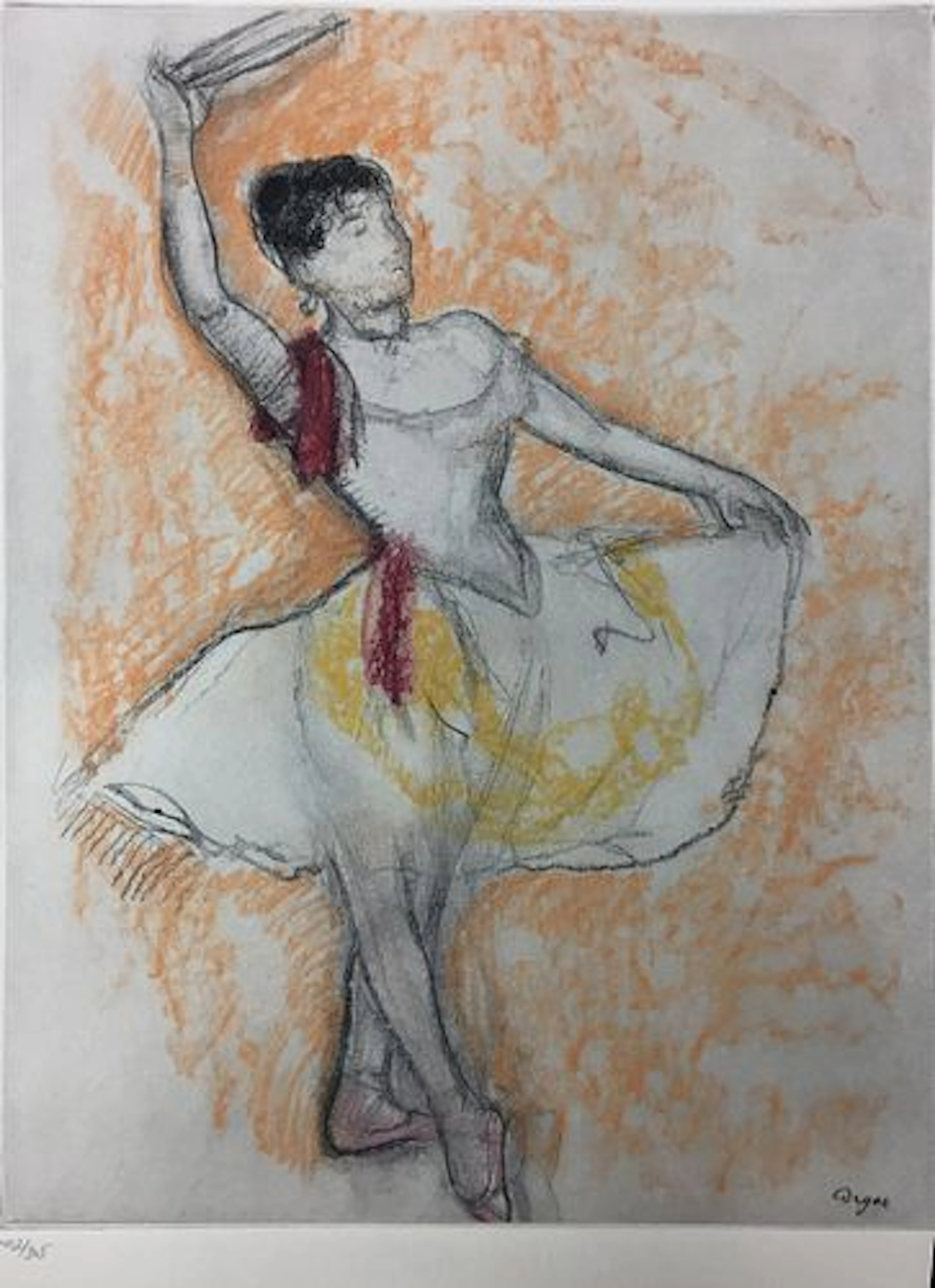 Edgar Degas - Untitled, From the Danse Dessin