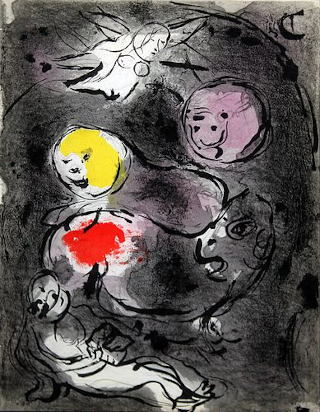 Marc Chagall - Daniel in the Lion's Den