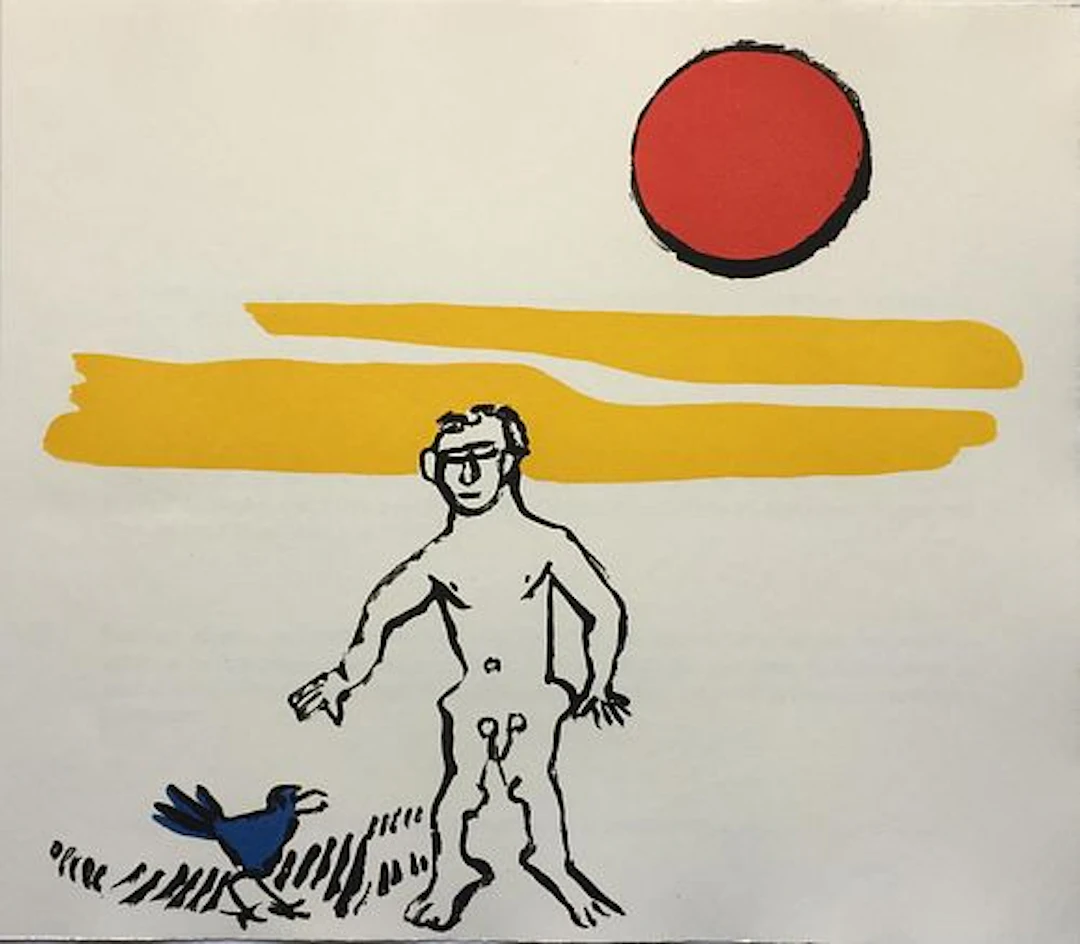 Alexander Calder - Untitled (Man and Bird)