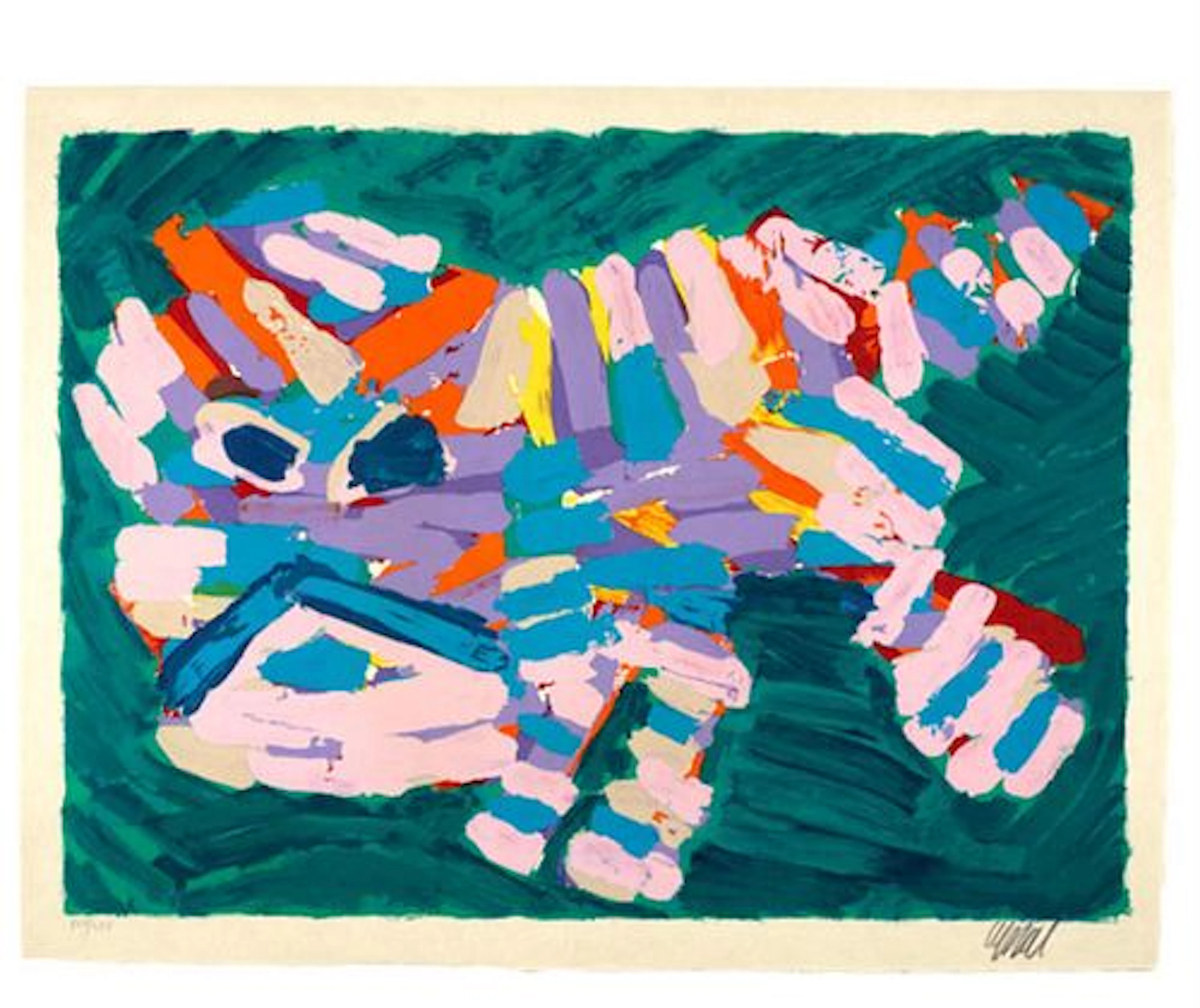Karel Appel - Stalking Cat