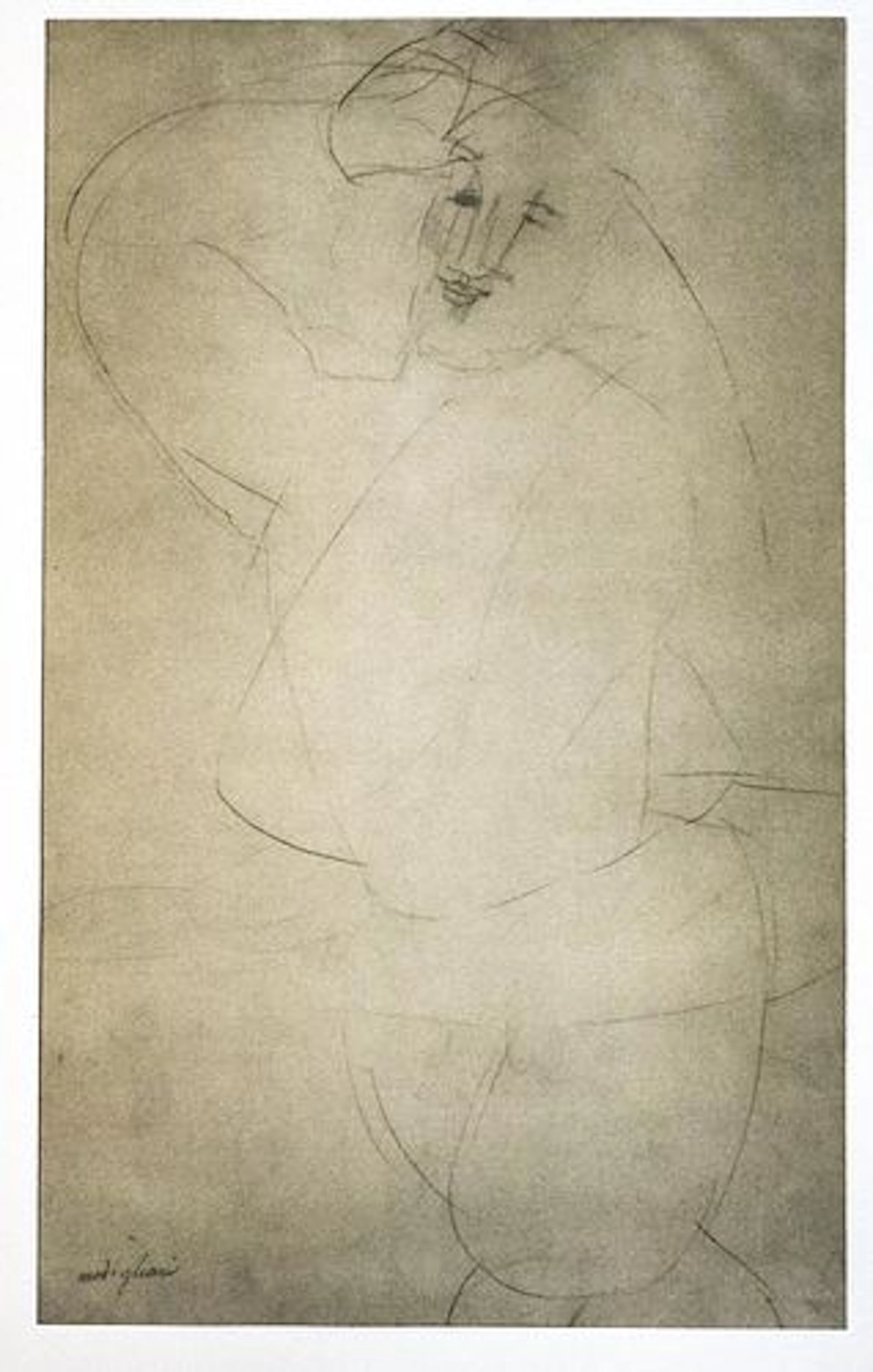 Amedeo Modigliani - Untitled portrait (After)