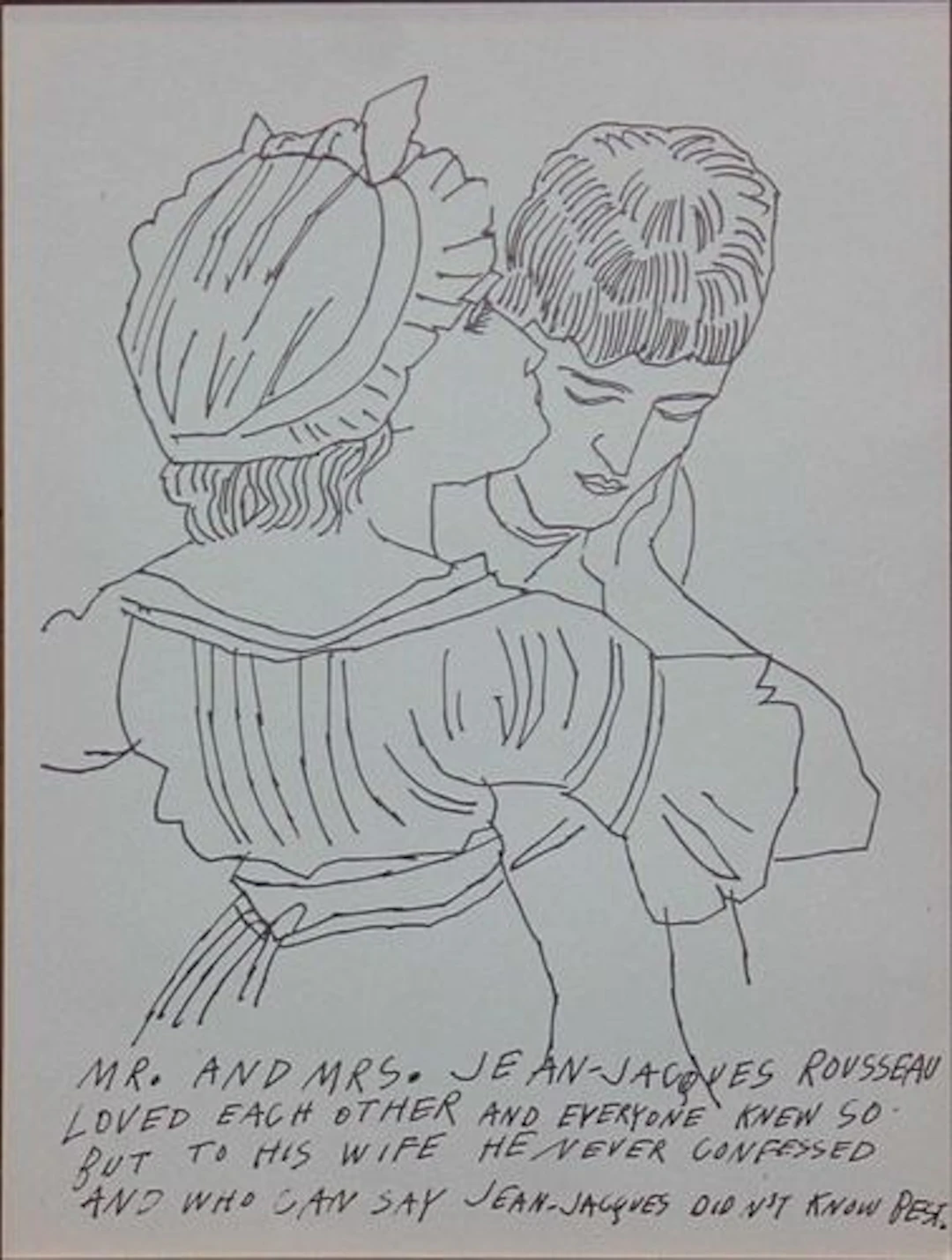 Andy Warhol - Untitled from "Love is a Pink Cake"
