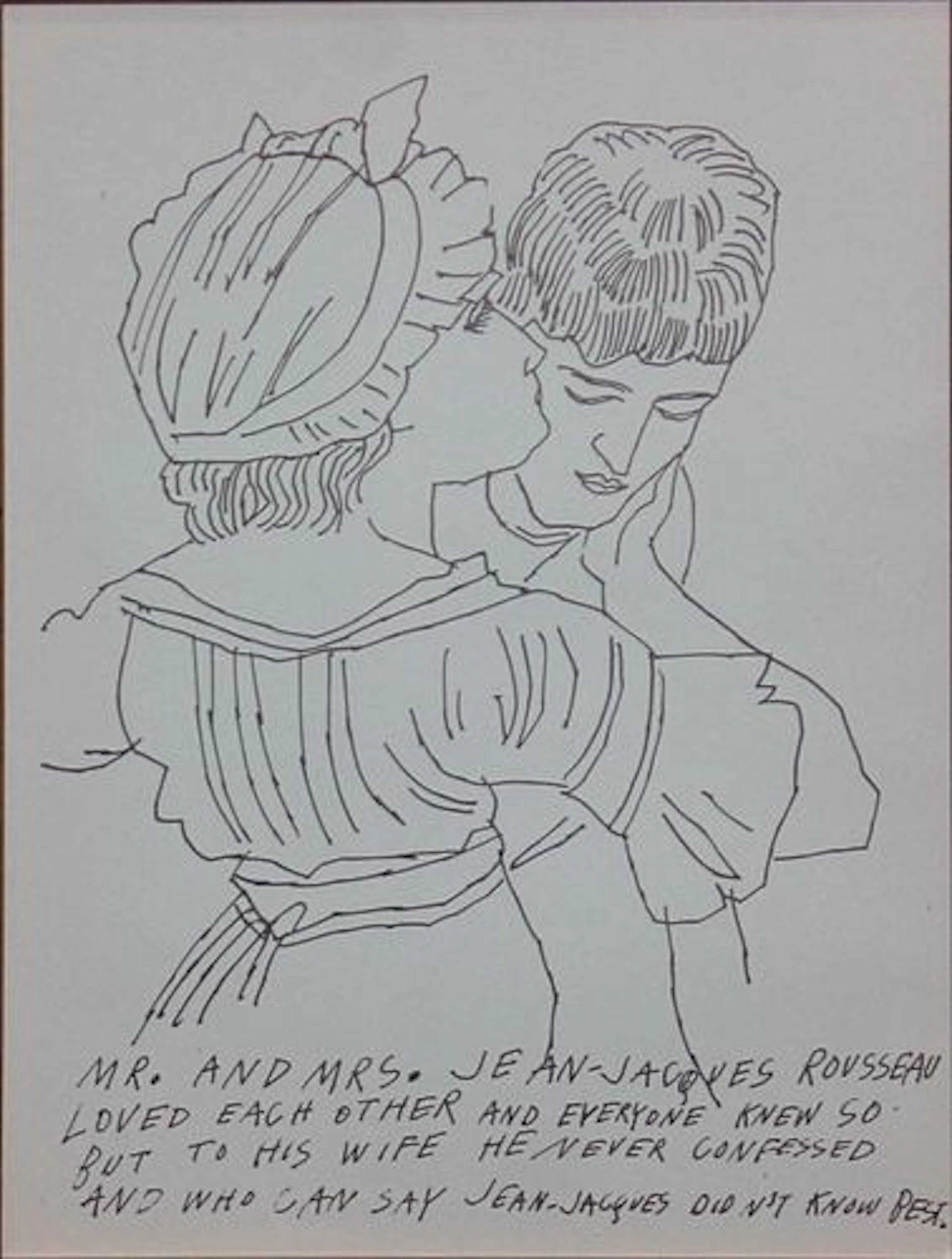 Andy Warhol - Untitled from "Love is a Pink Cake"