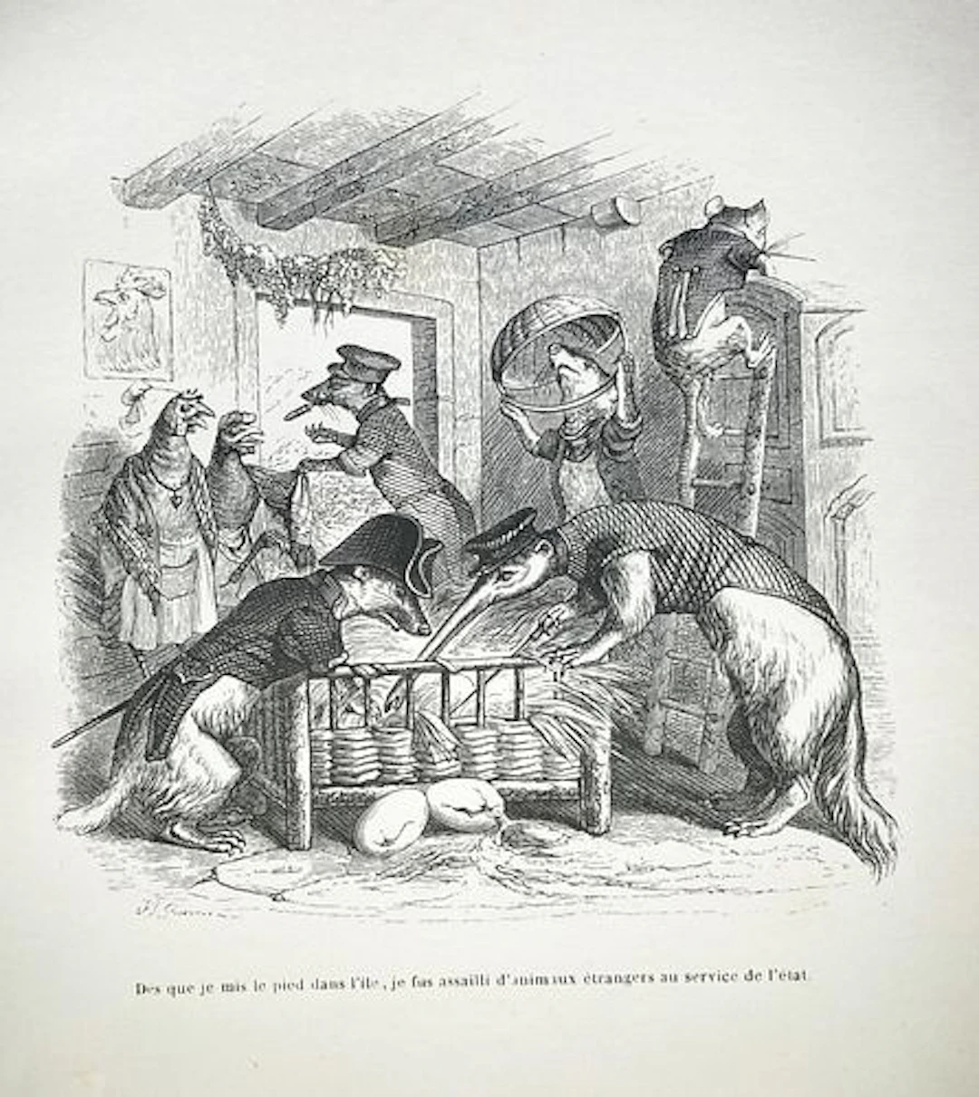 J.J. Grandville - Grandville et Les Animaux 70