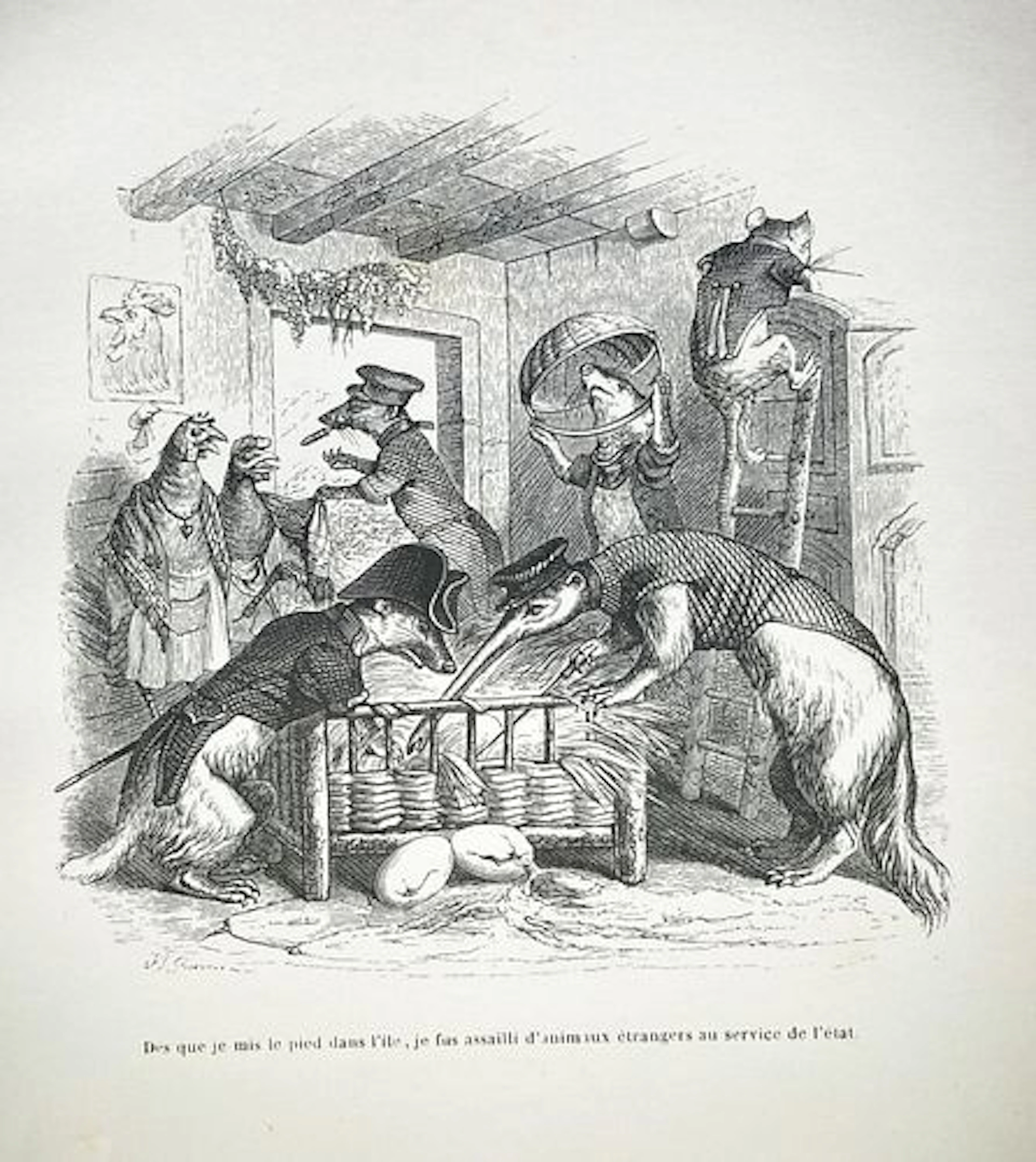 J.J. Grandville - Grandville et Les Animaux 70