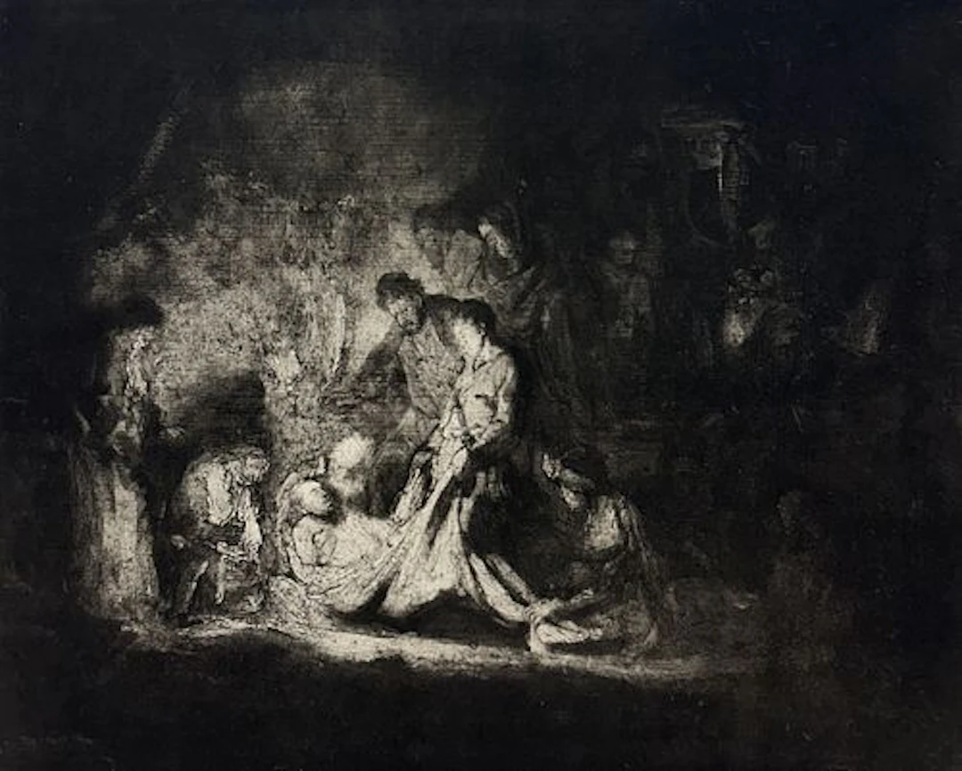 Rembrandt van Rijn (After) - The Entombment of Christ