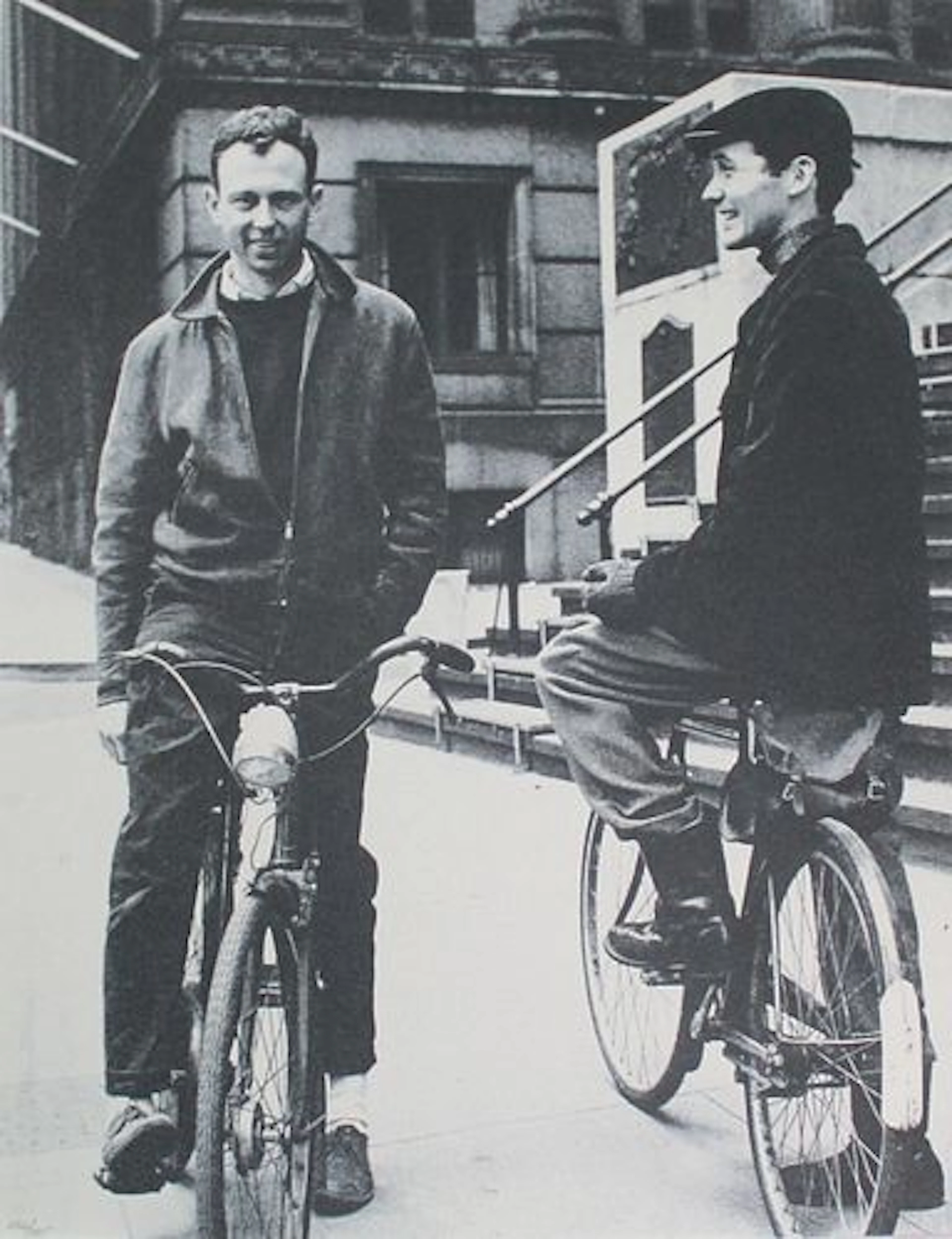 Robert Indiana - Portrait on a Bike