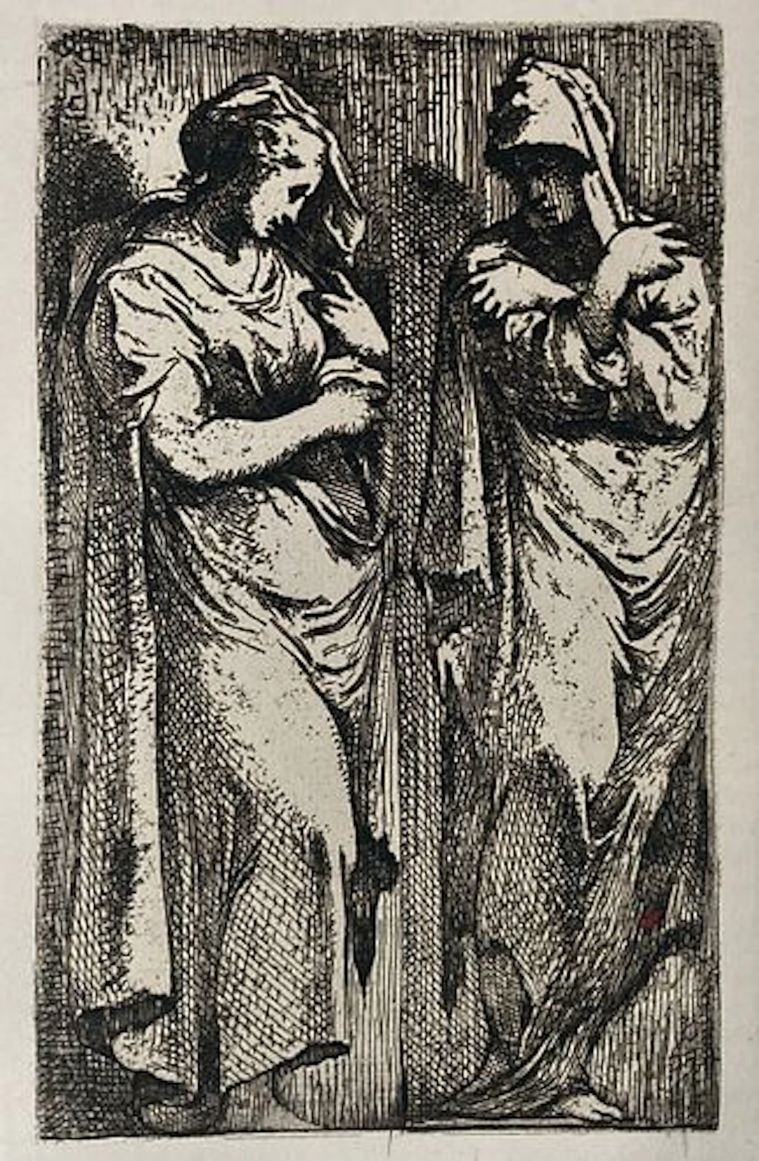 Francesco Primaticcio - Standing Prophet and Woman