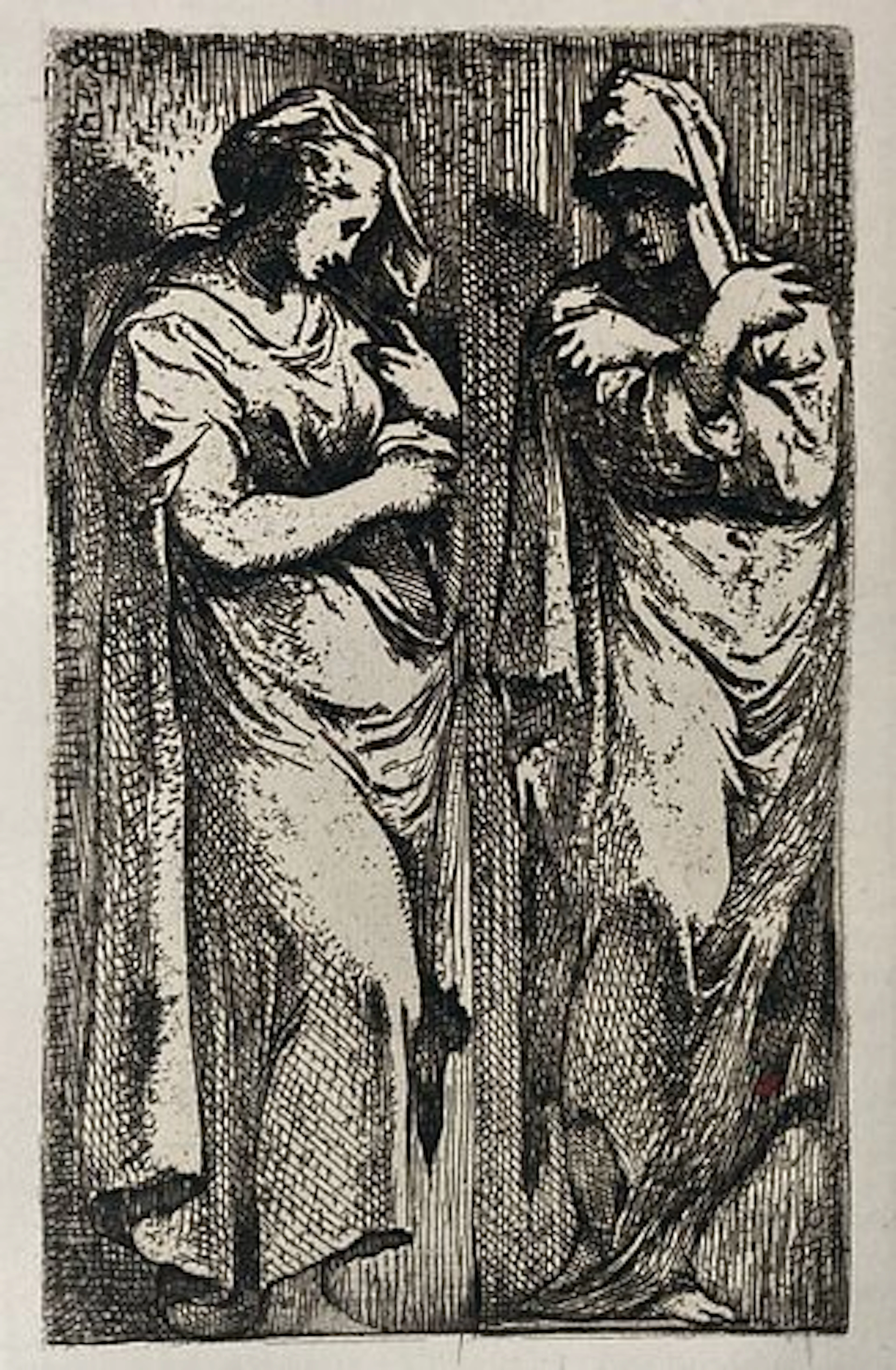 Francesco Primaticcio - Standing Prophet and Woman