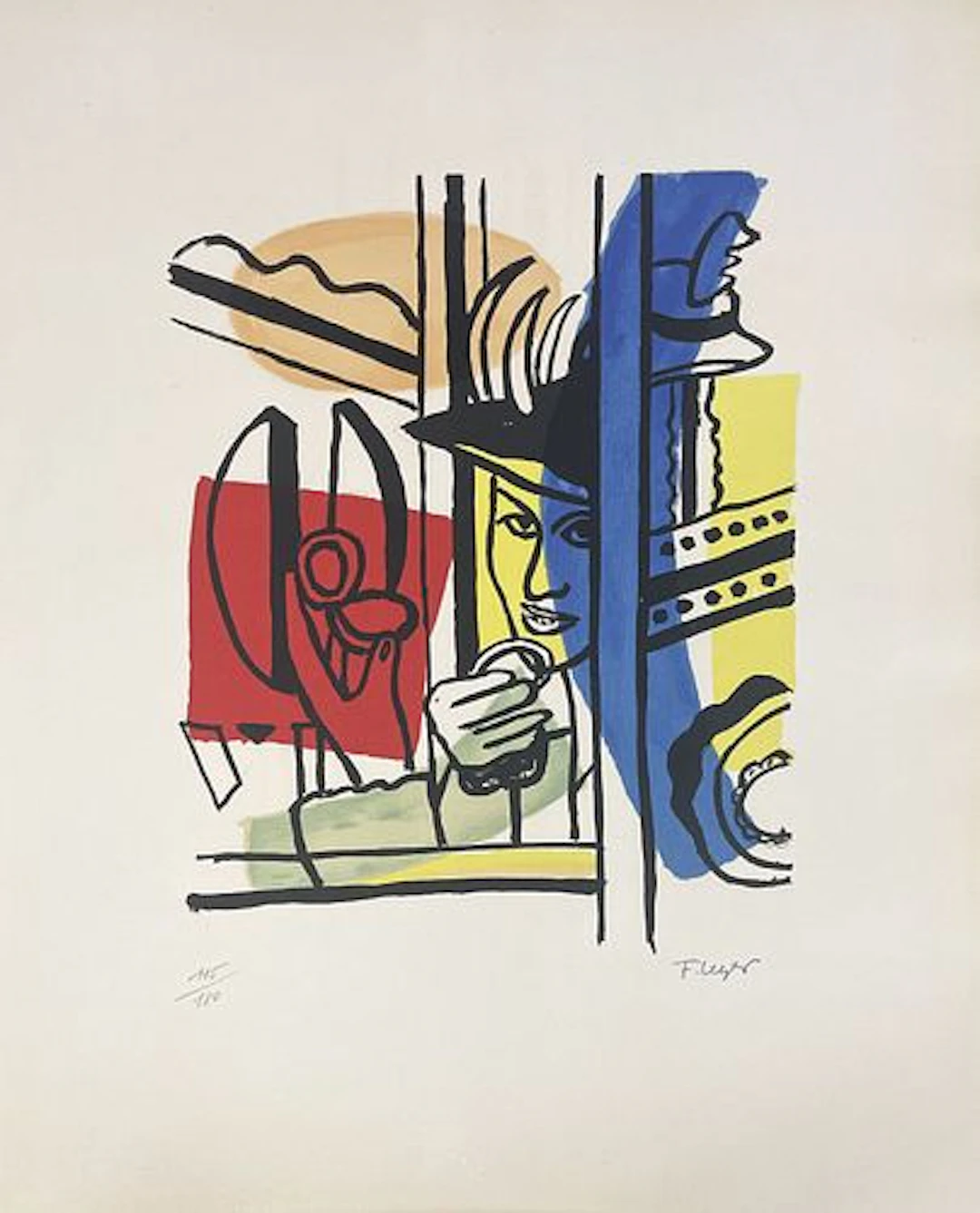 Fernand Leger - La Femme Au Poudrier