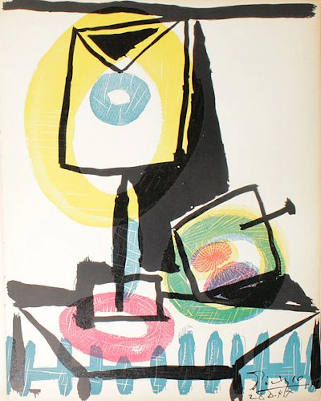 Pablo Picasso - Composition Abstraite