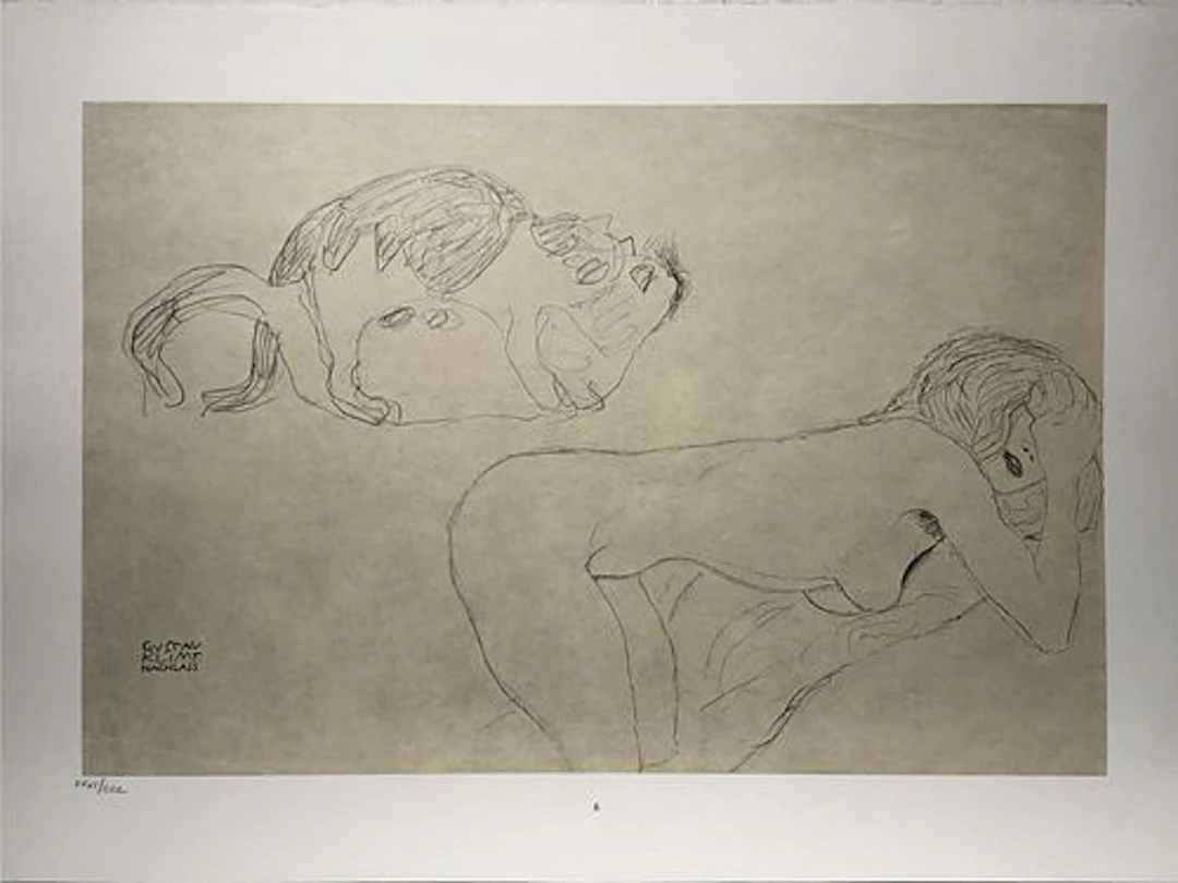 Gustav Klimt (After) - Untitled Study (XXXIV)
