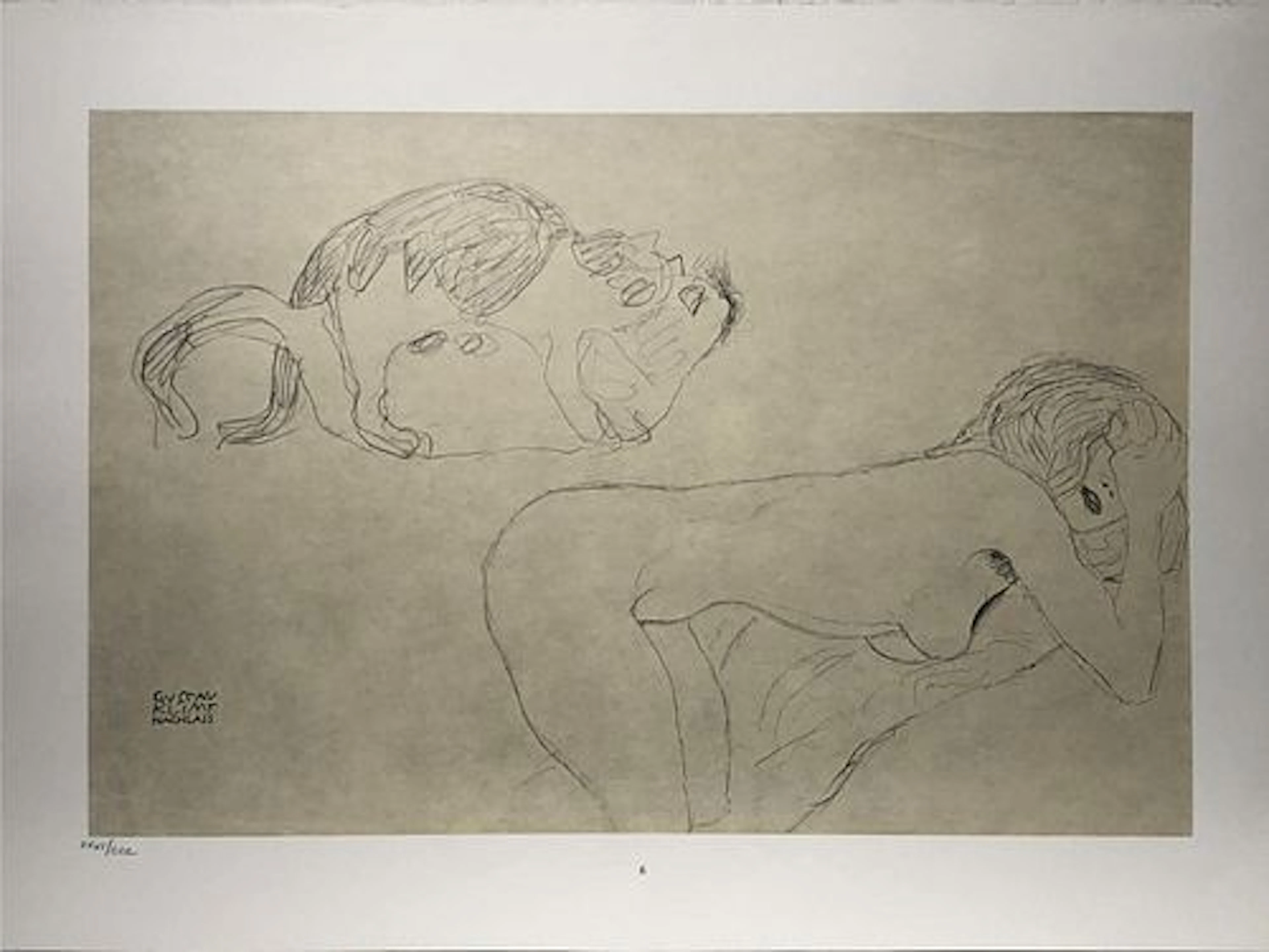 Gustav Klimt (After) - Untitled Study (XXXIV)