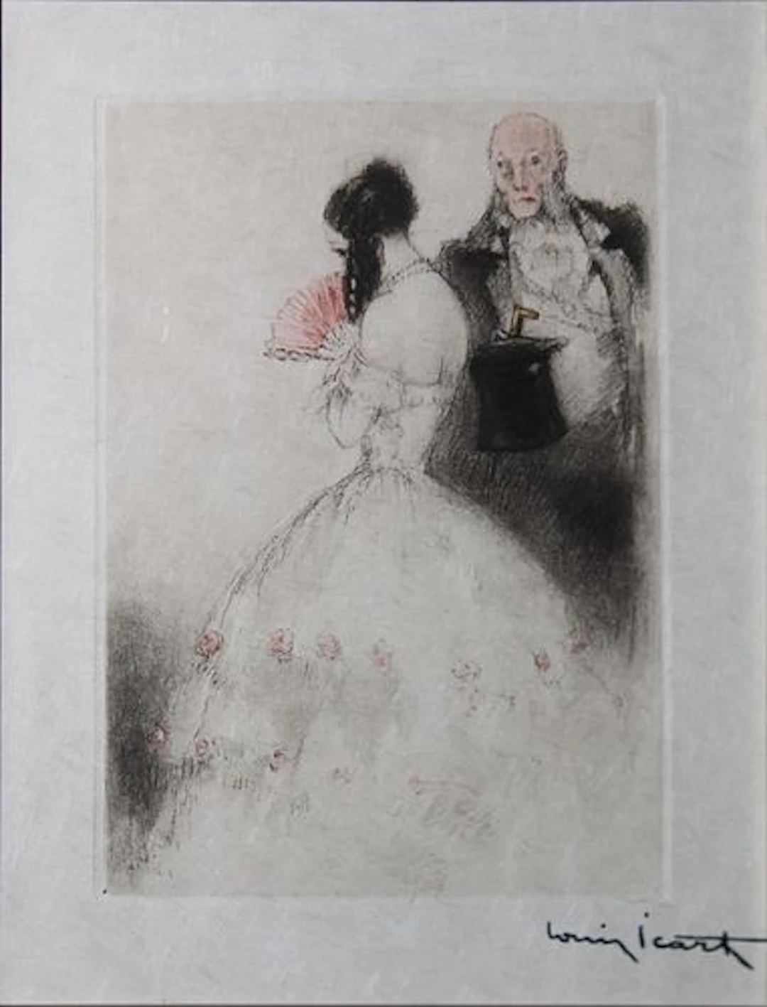 Louis Icart - Tip of the Hat