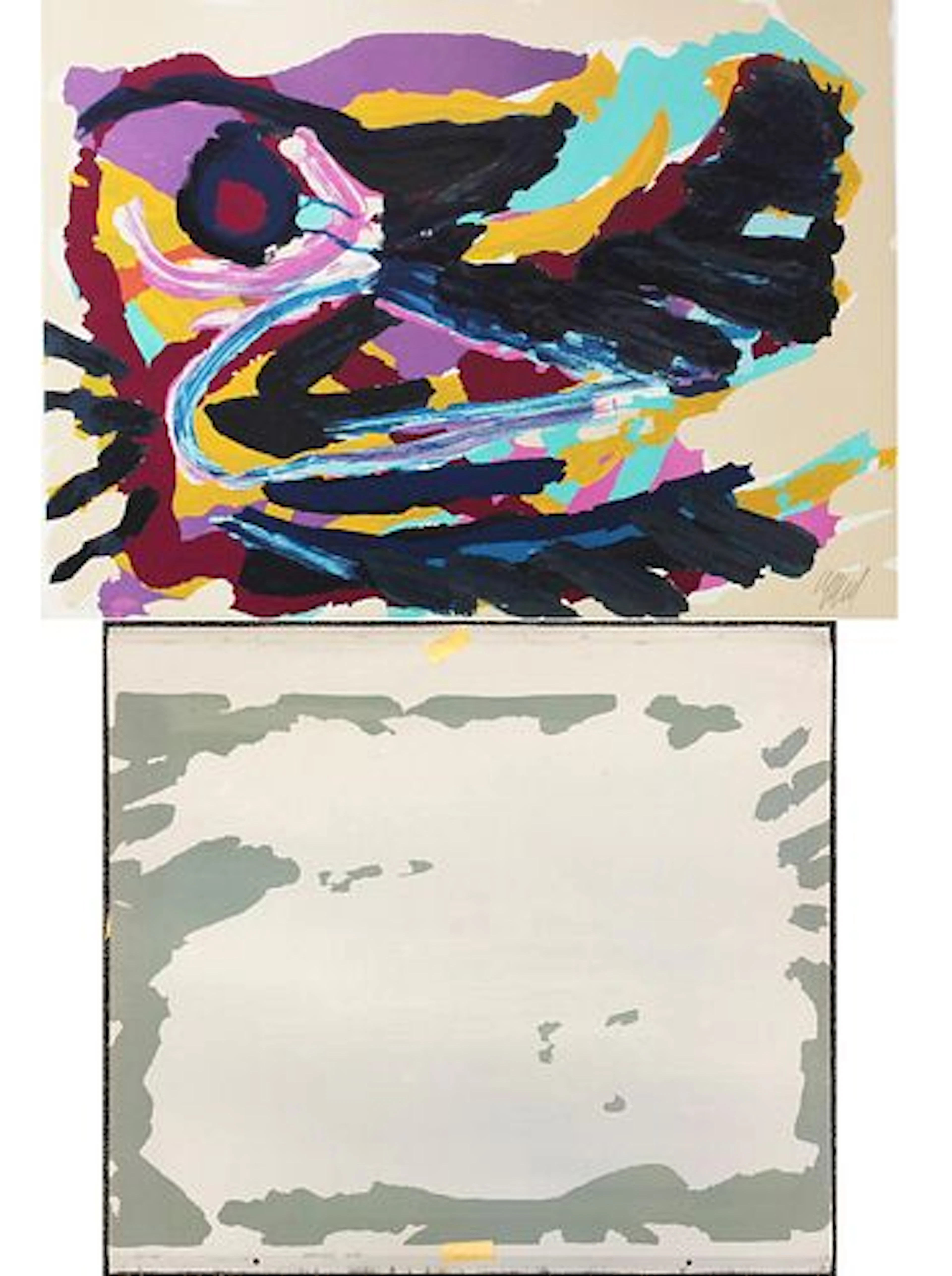 Karel Appel - Nesting Bird with Original Plates I
