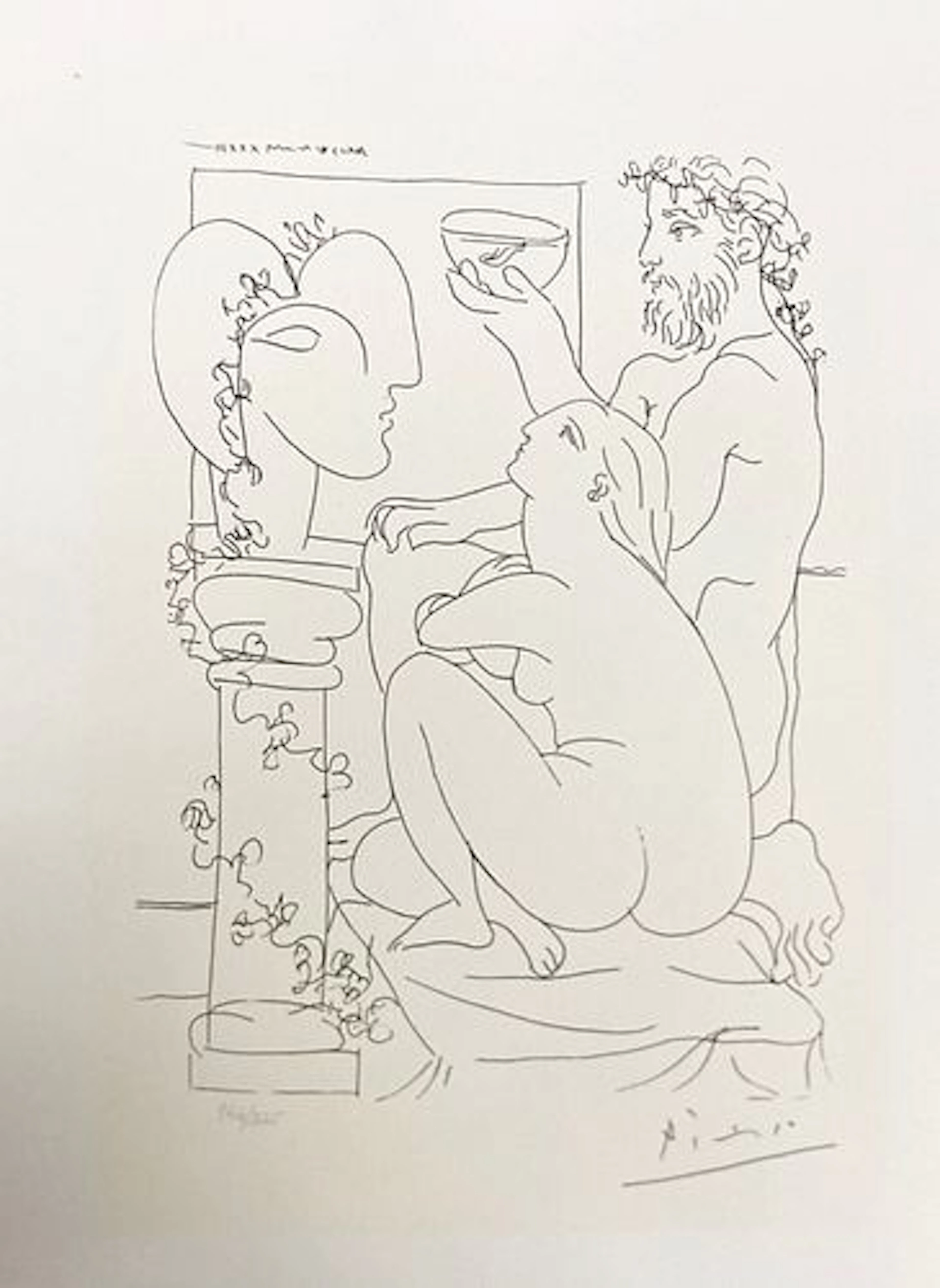 Pablo Picasso (After) - Sculpteur avec Son Modele