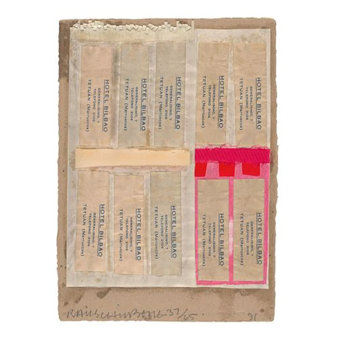 Robert Rauschenberg - Shirtboard (from Shirtboards Morocco, Italy