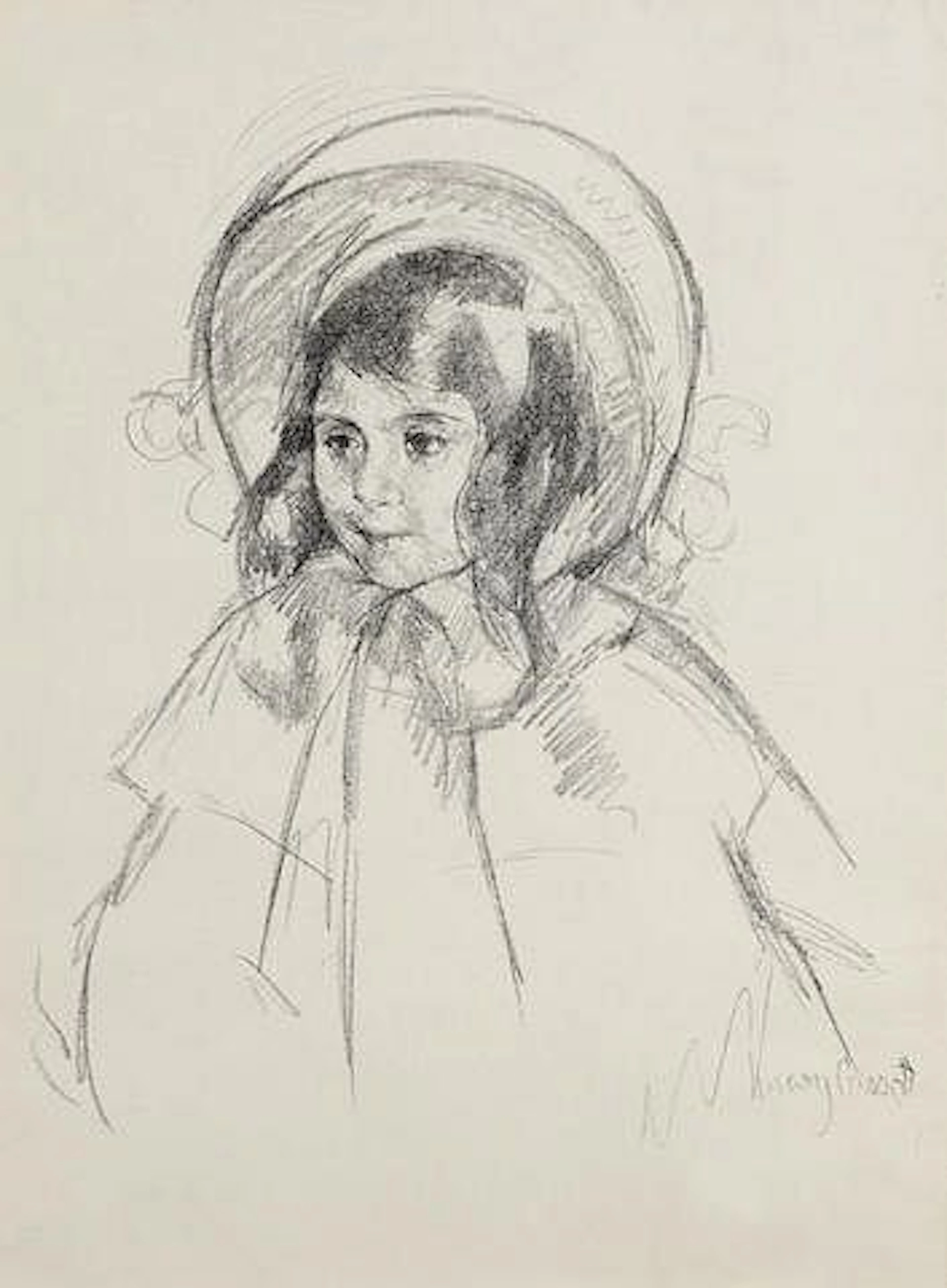 Mary Cassatt - Sara Wearing Her Bonnet and Coat