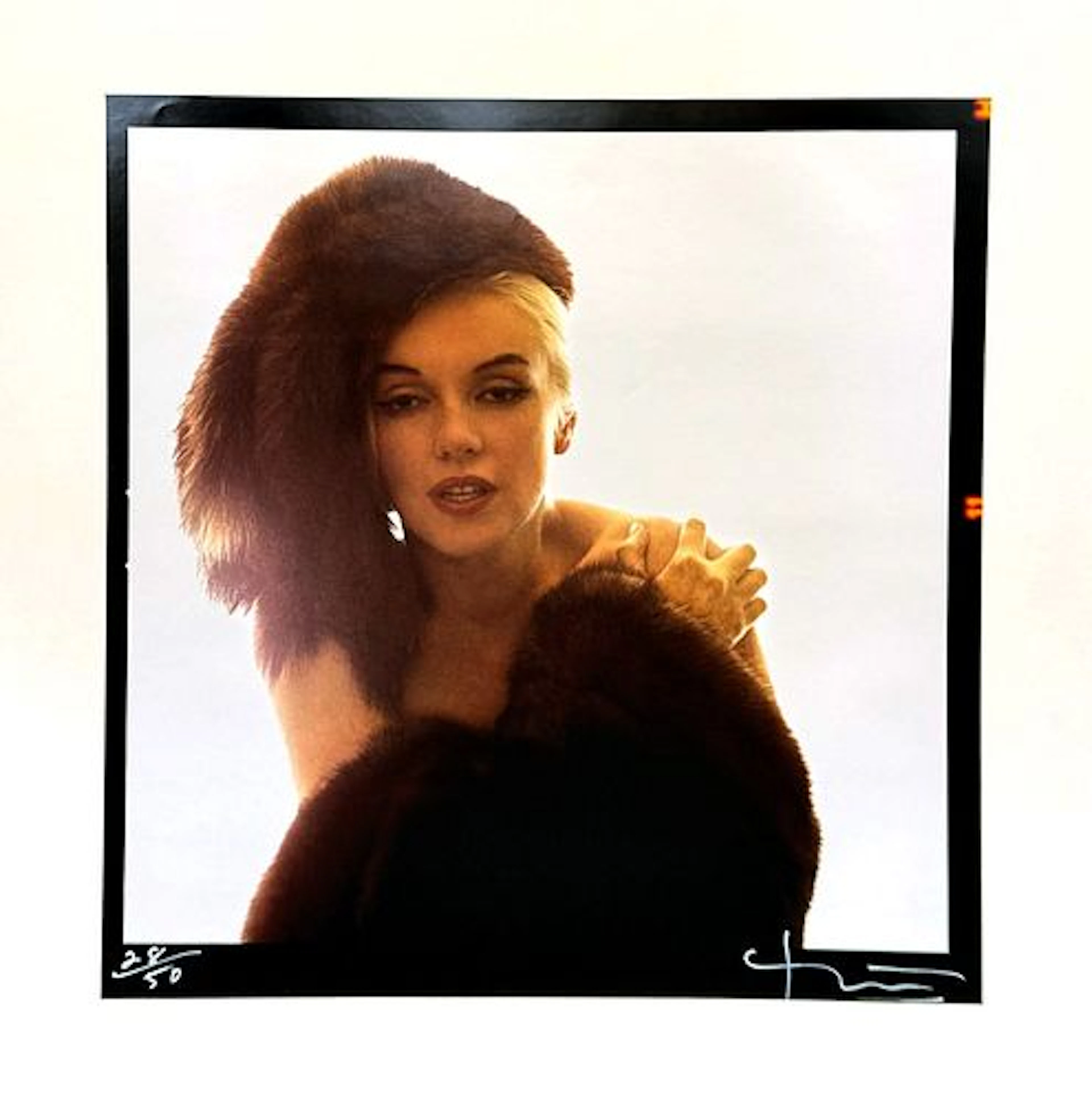 Bert Stern - Marilyn Monroe in Fur Hat