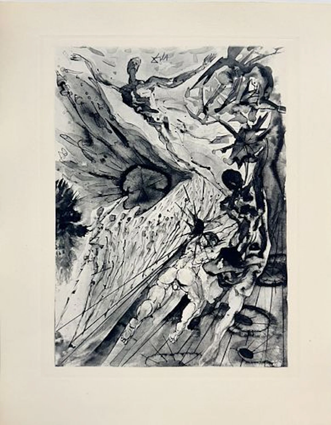 Salvador Dali - The Two Crowds of the Lustful