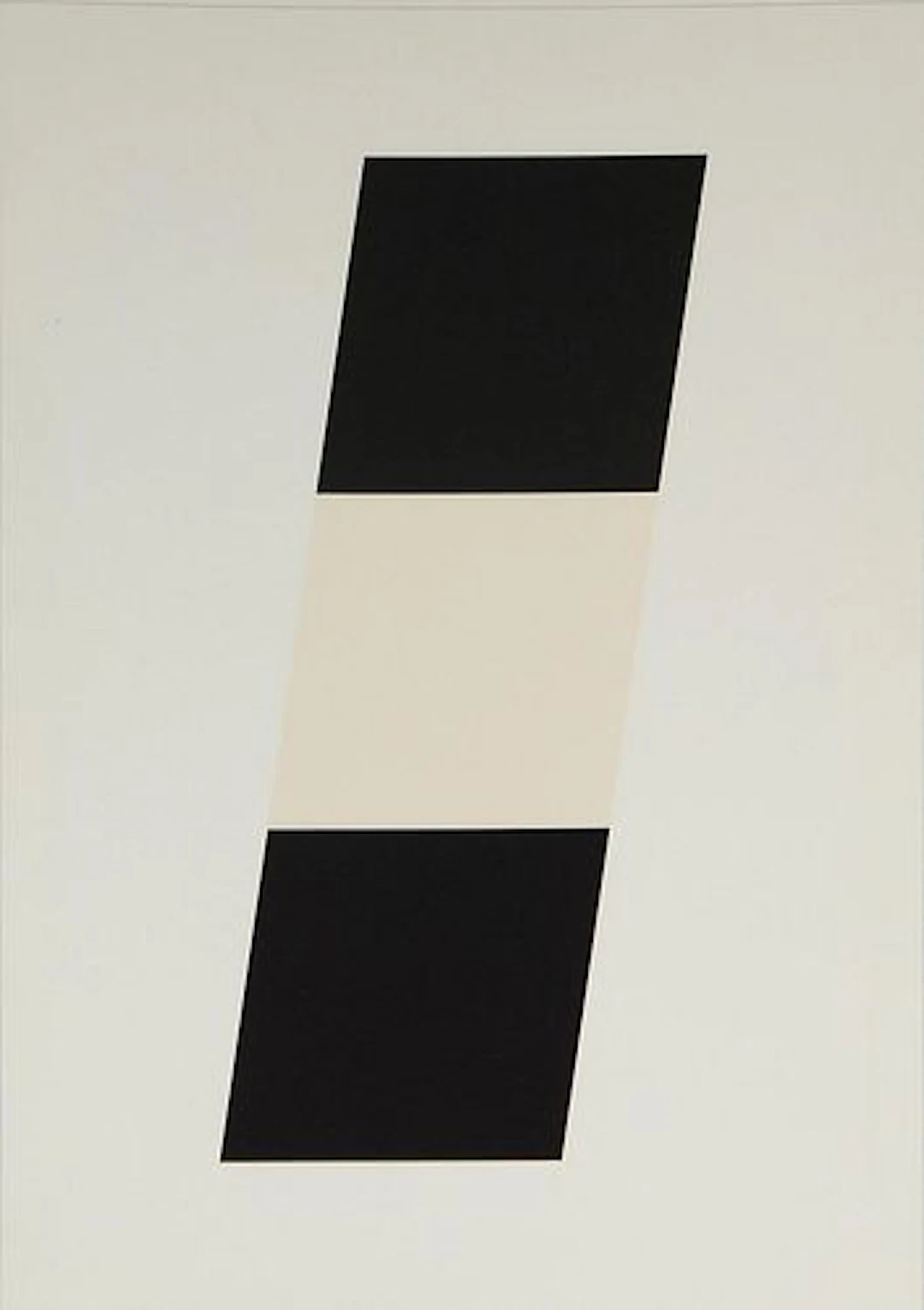 Ellsworth Kelly (After) - Black/White/Black