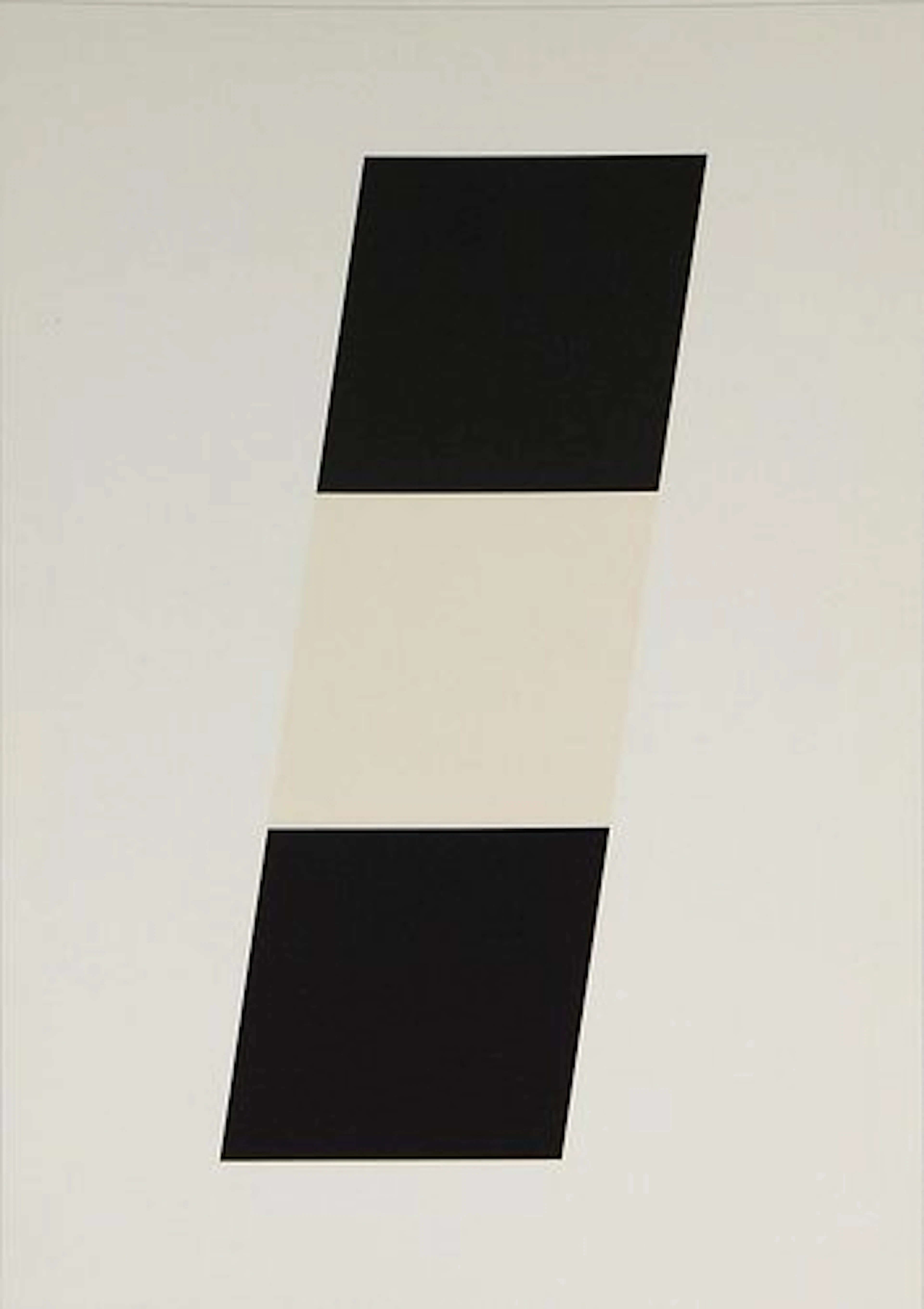 Ellsworth Kelly (After) - Black/White/Black