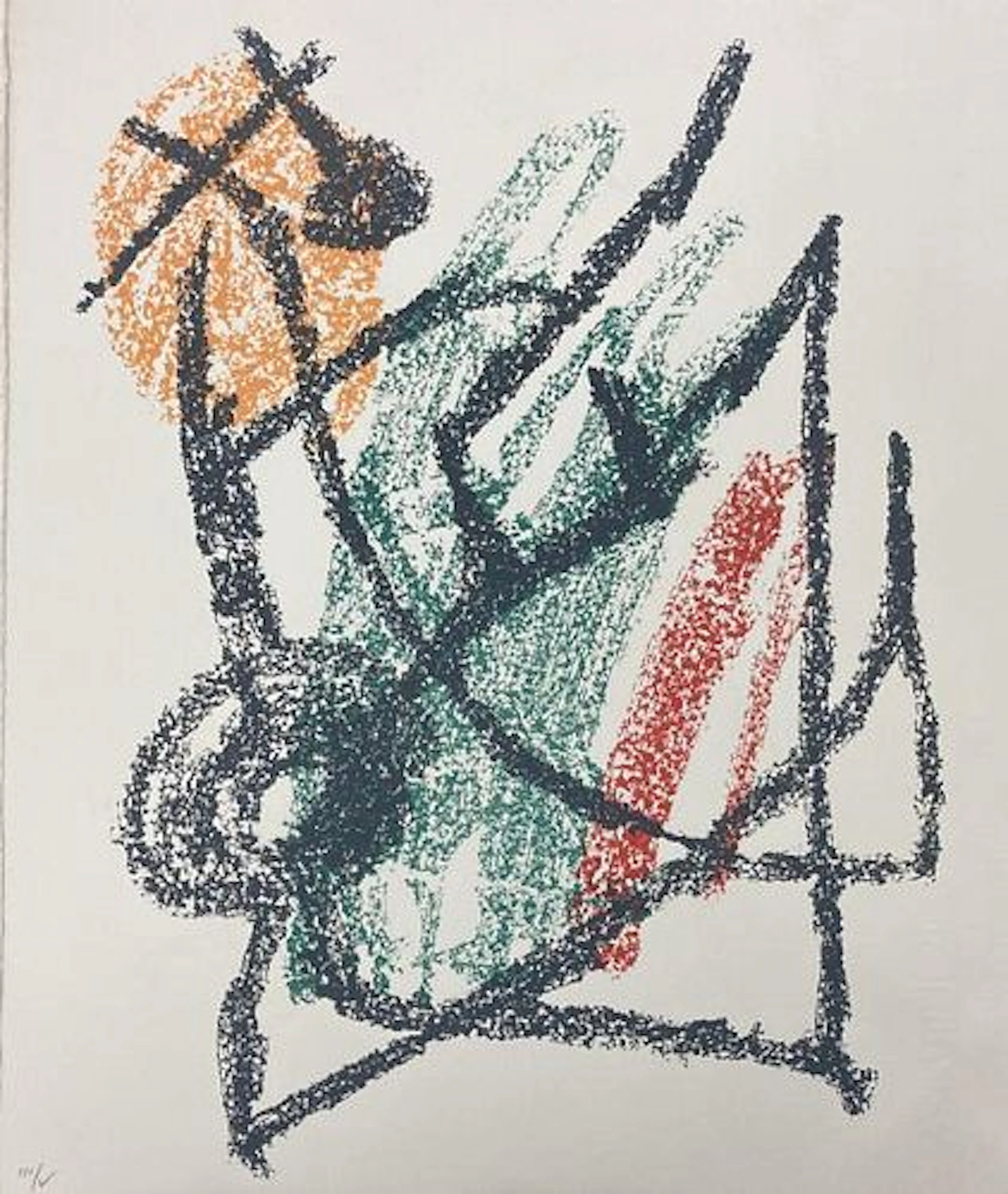 Joan Miro - Untitled from "Je travaille comme un jardinier"
