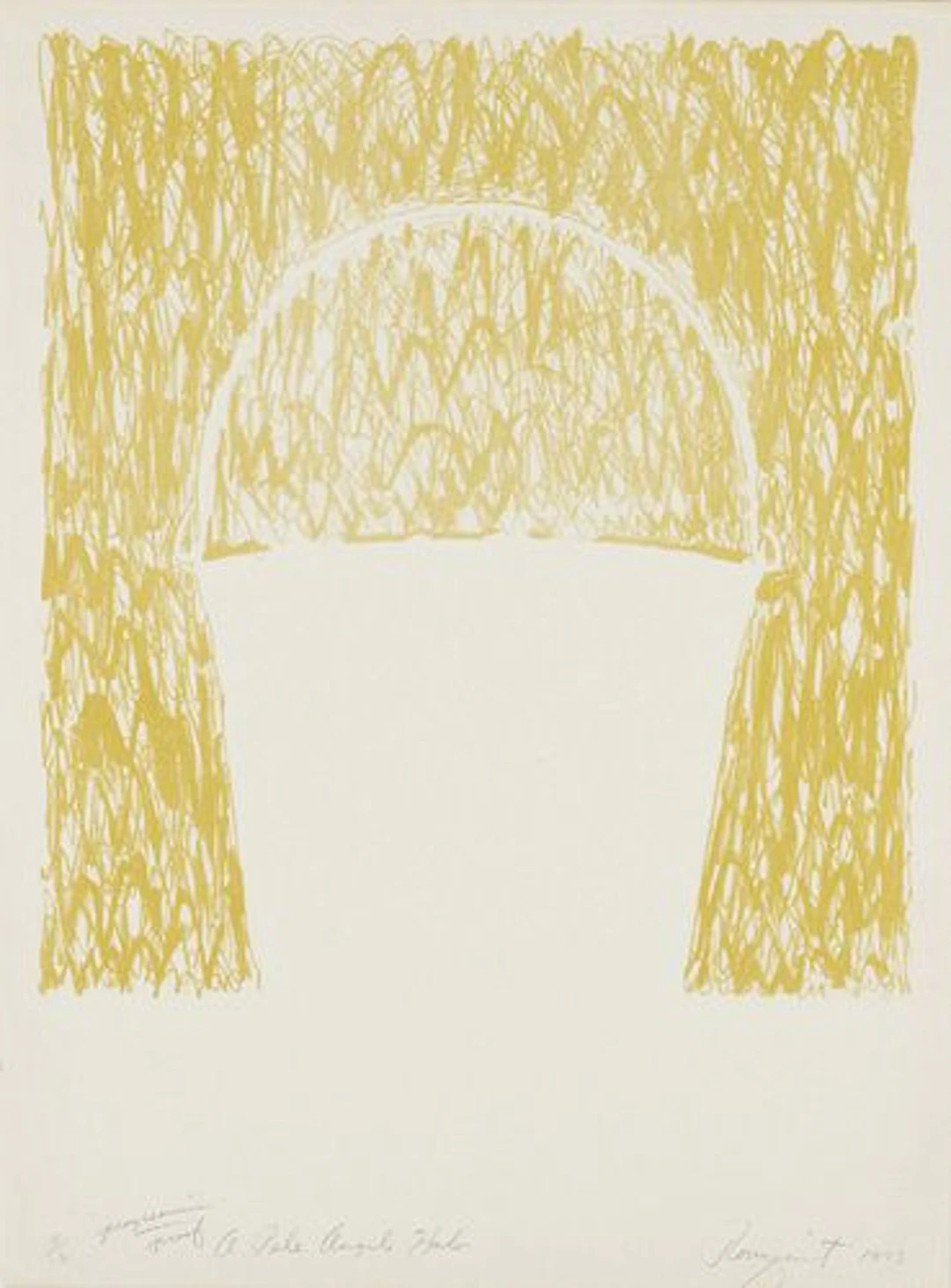 James Rosenquist - A Pale Angels Halo (Yellow)