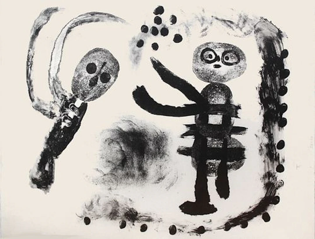 Joan Miro - Petite Fille au Bois
