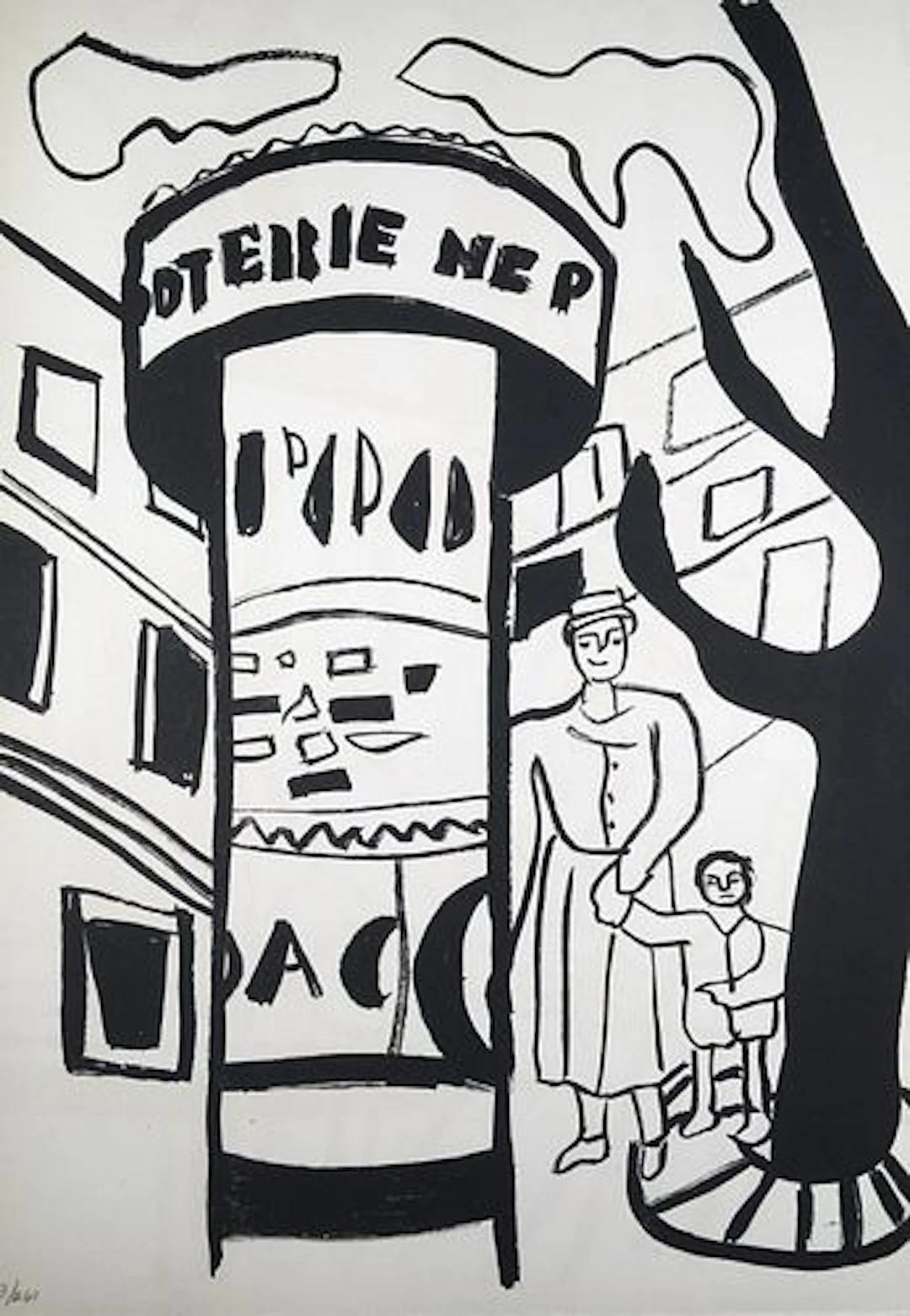 Fernand Leger - La Colonne Morris (Morris Column)