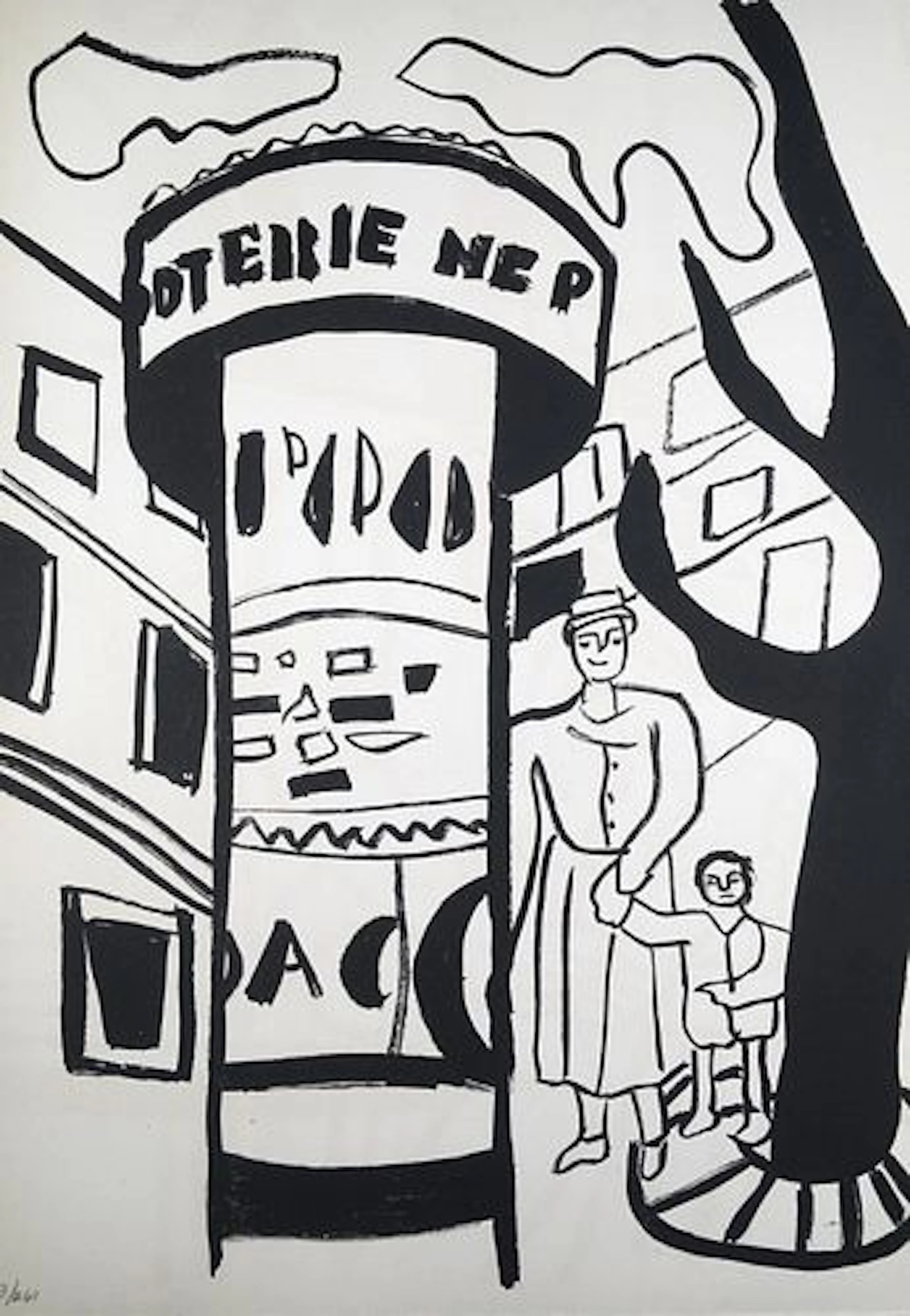Fernand Leger - La Colonne Morris (Morris Column)