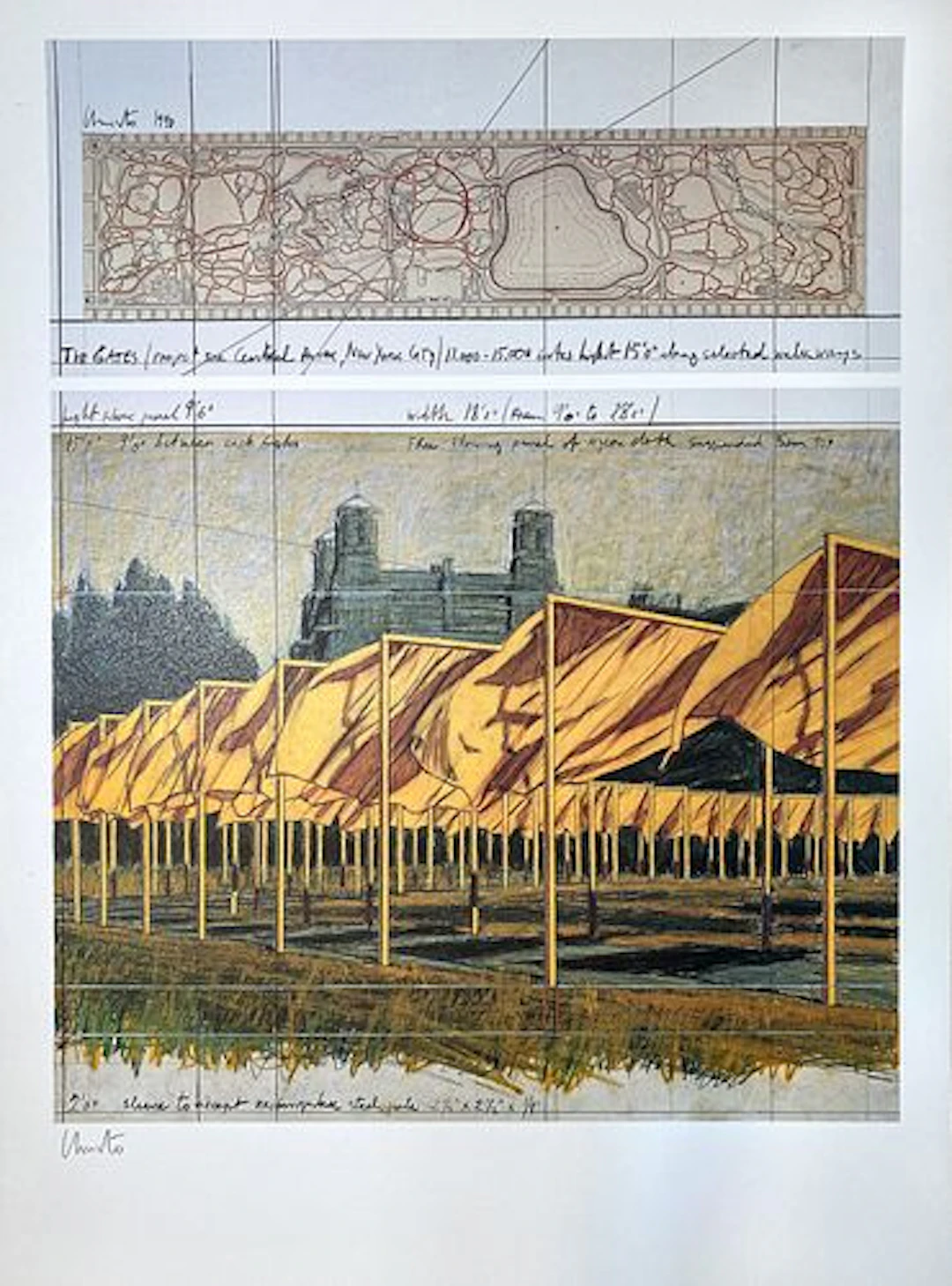 Christo - The Gates, Project for Central Park (III)