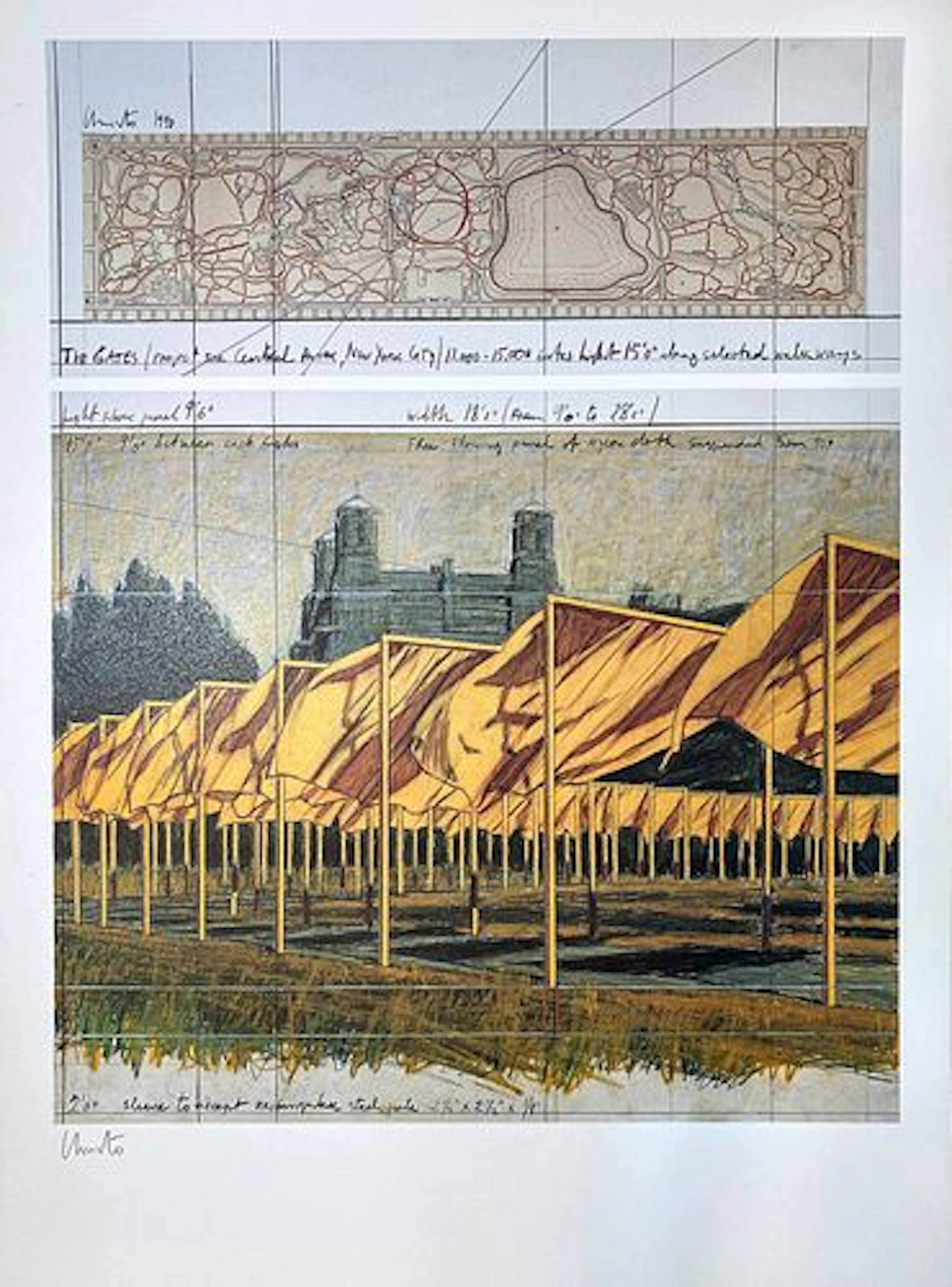 Christo - The Gates, Project for Central Park (III)