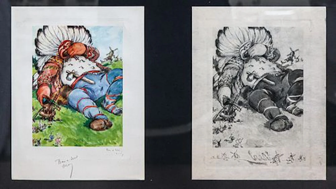 Louis Icart - Untitled (Polyptych)