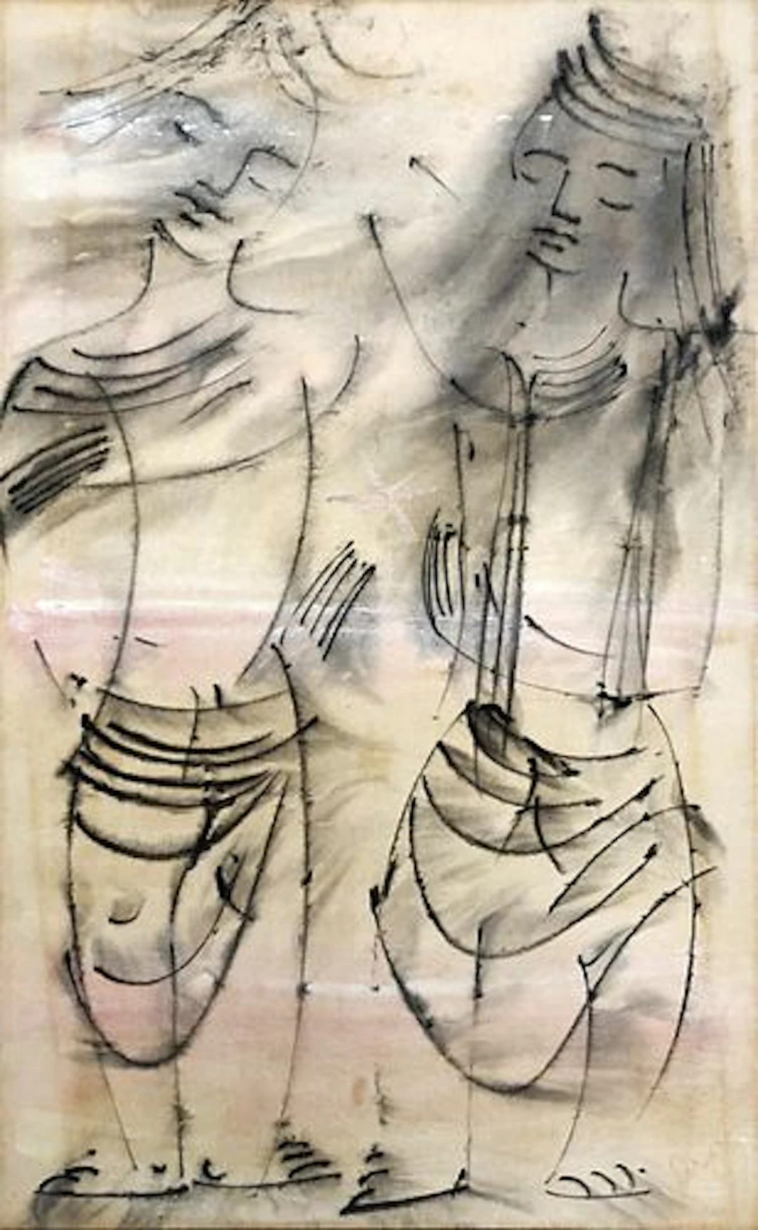 Irene Rice Pereira - Untitled (Two Women)