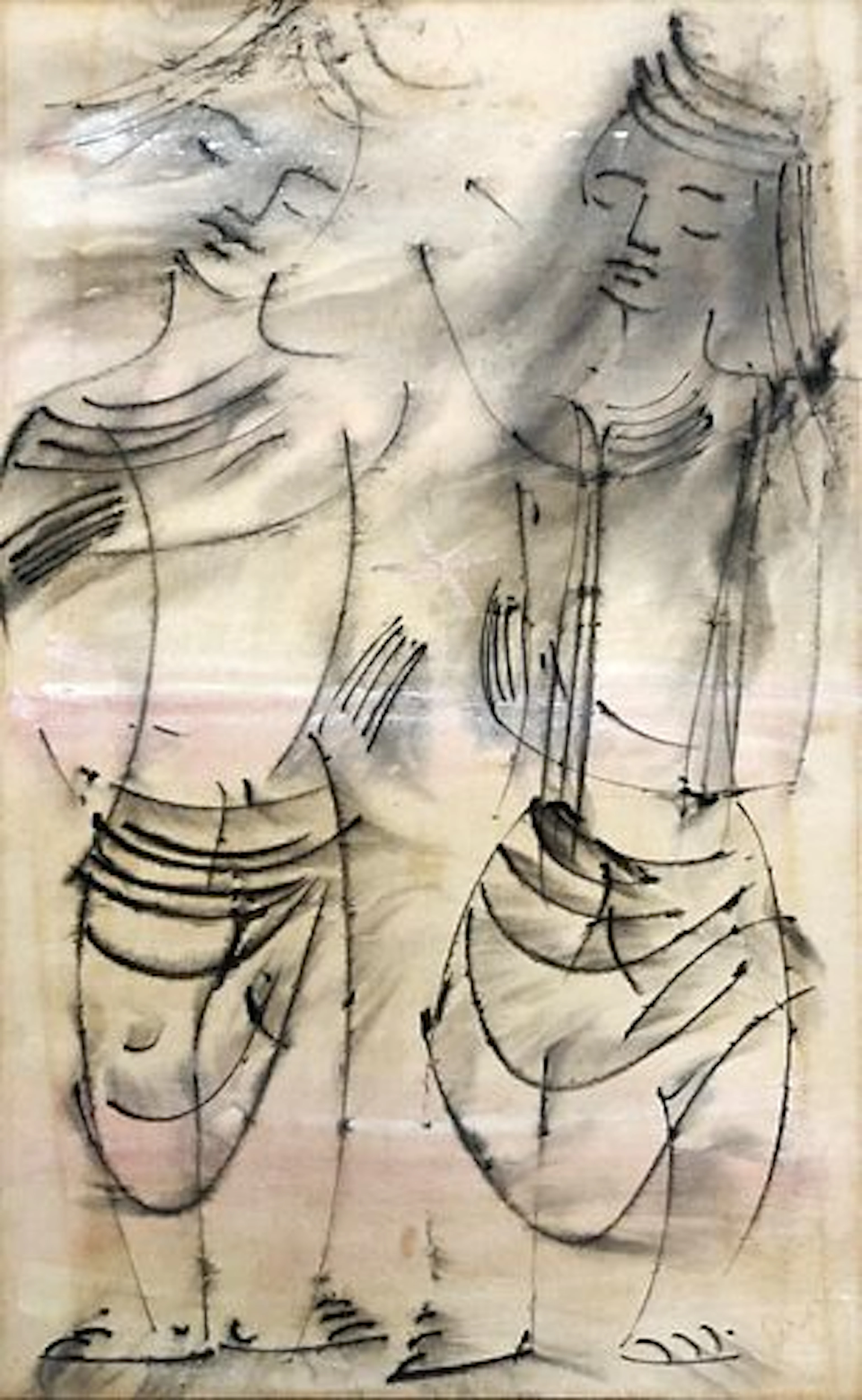 Irene Rice Pereira - Untitled (Two Women)