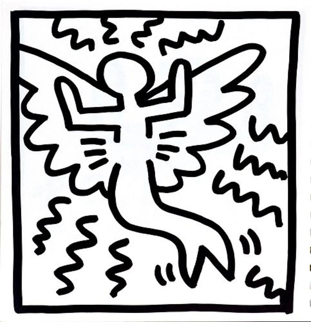 Keith Haring - Untitled (Mermaid Flyer)