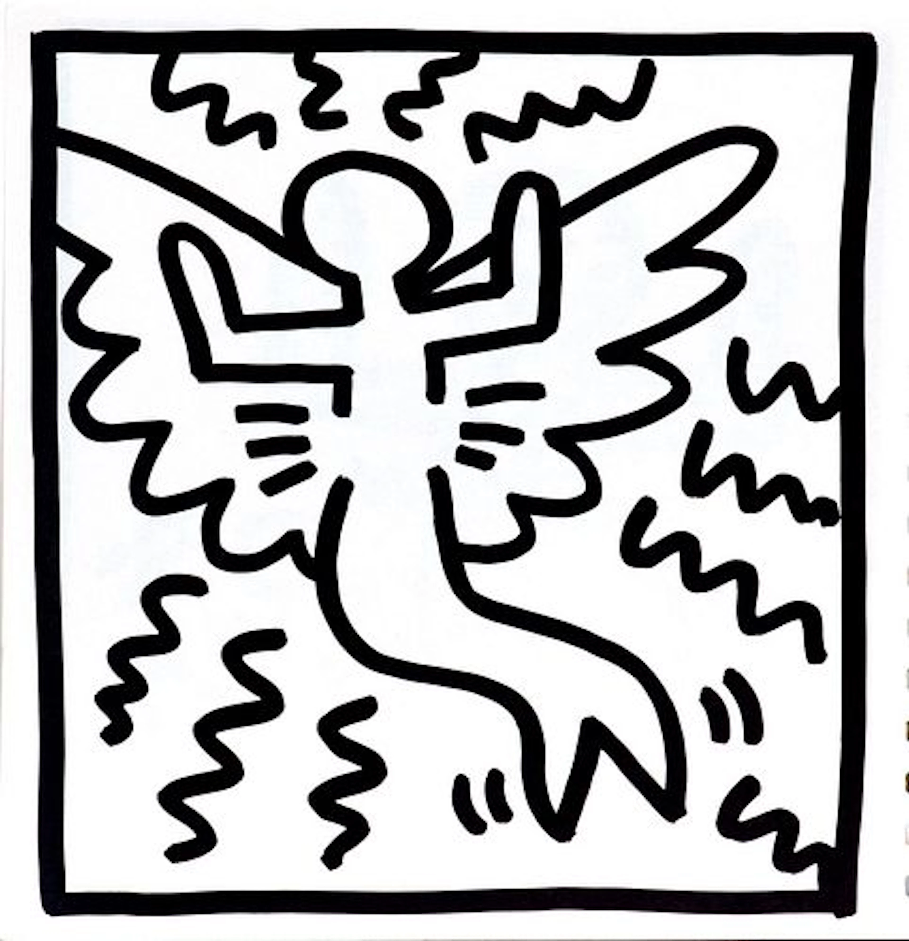 Keith Haring - Untitled (Mermaid Flyer)