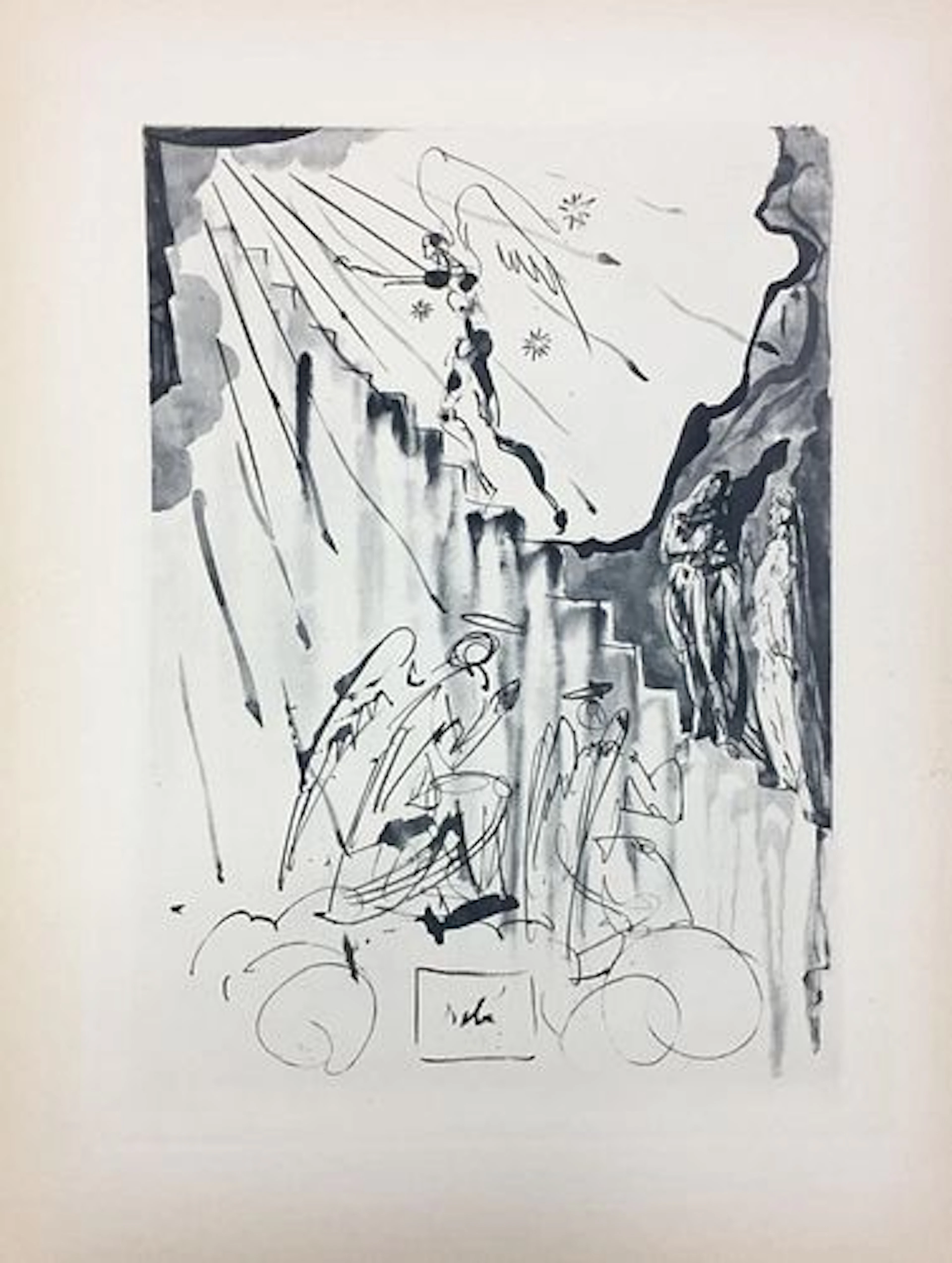 Salvador Dali - The Celestial Staircase