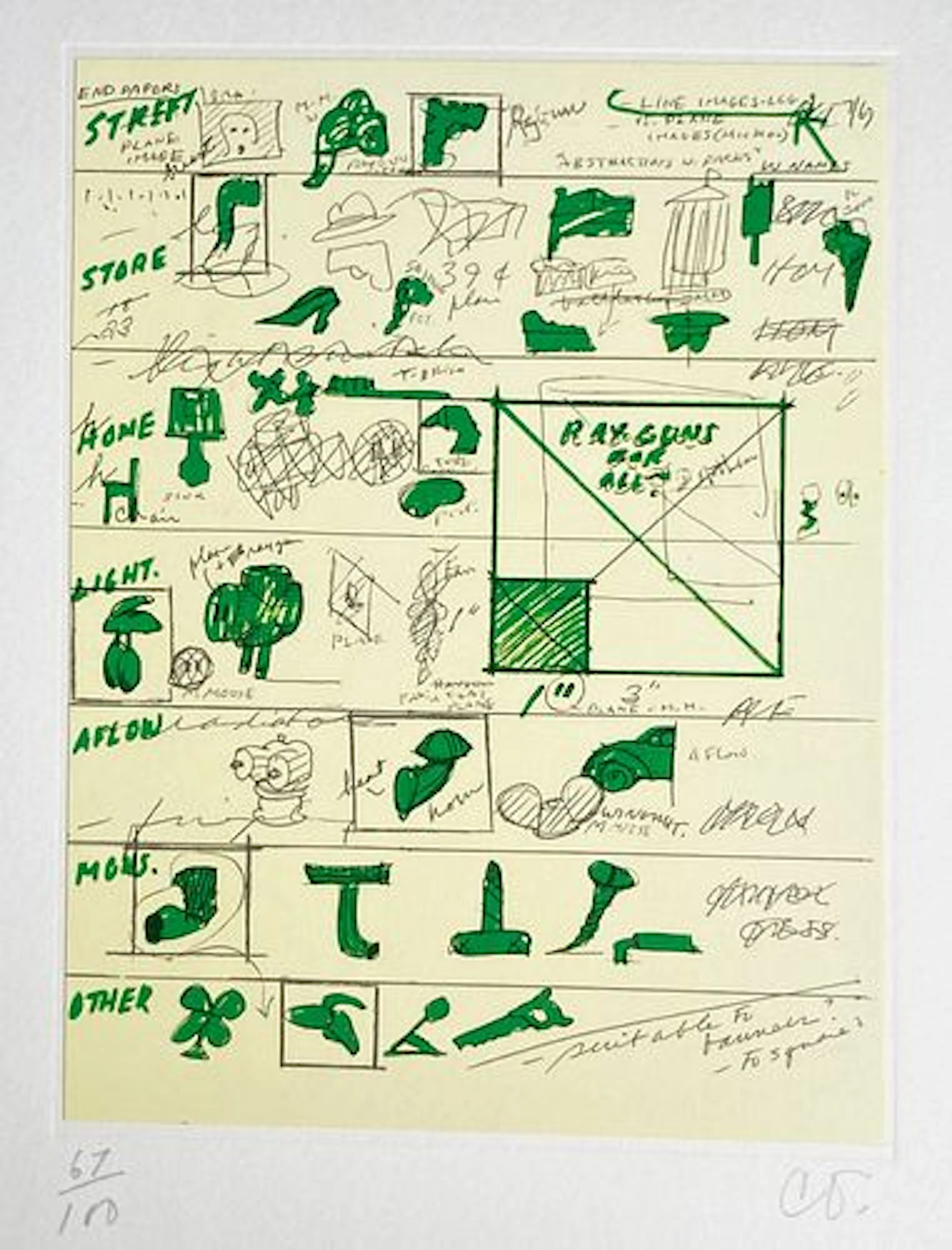 Claes Oldenburg - Notes in Hand 20