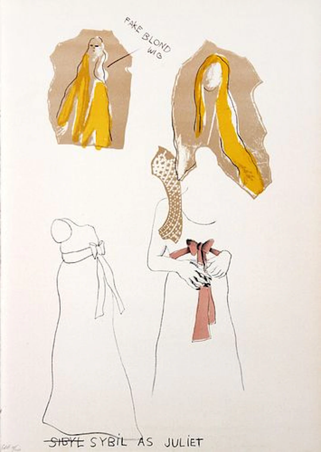 Jim Dine - Sybil as Juliet