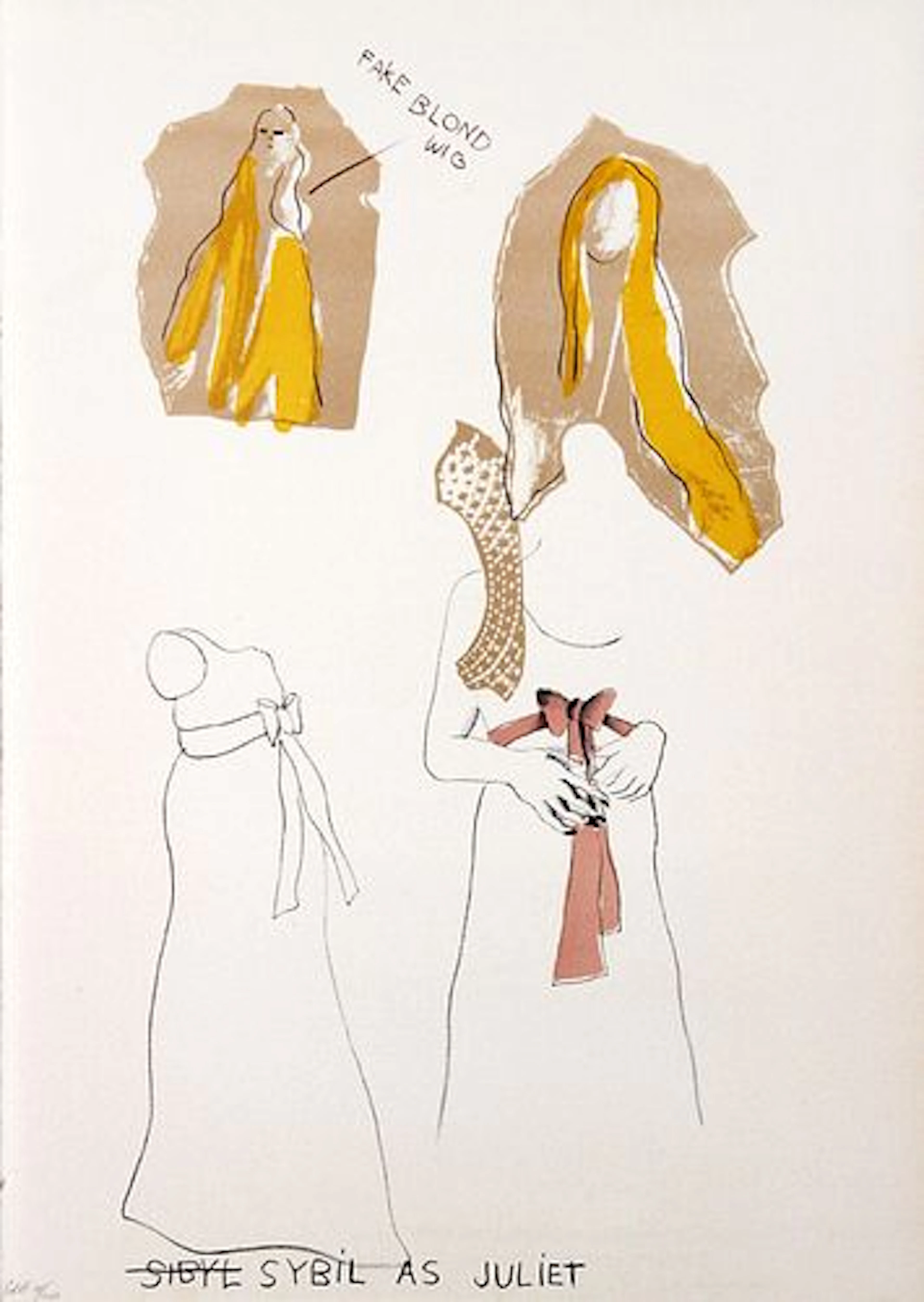 Jim Dine - Sybil as Juliet