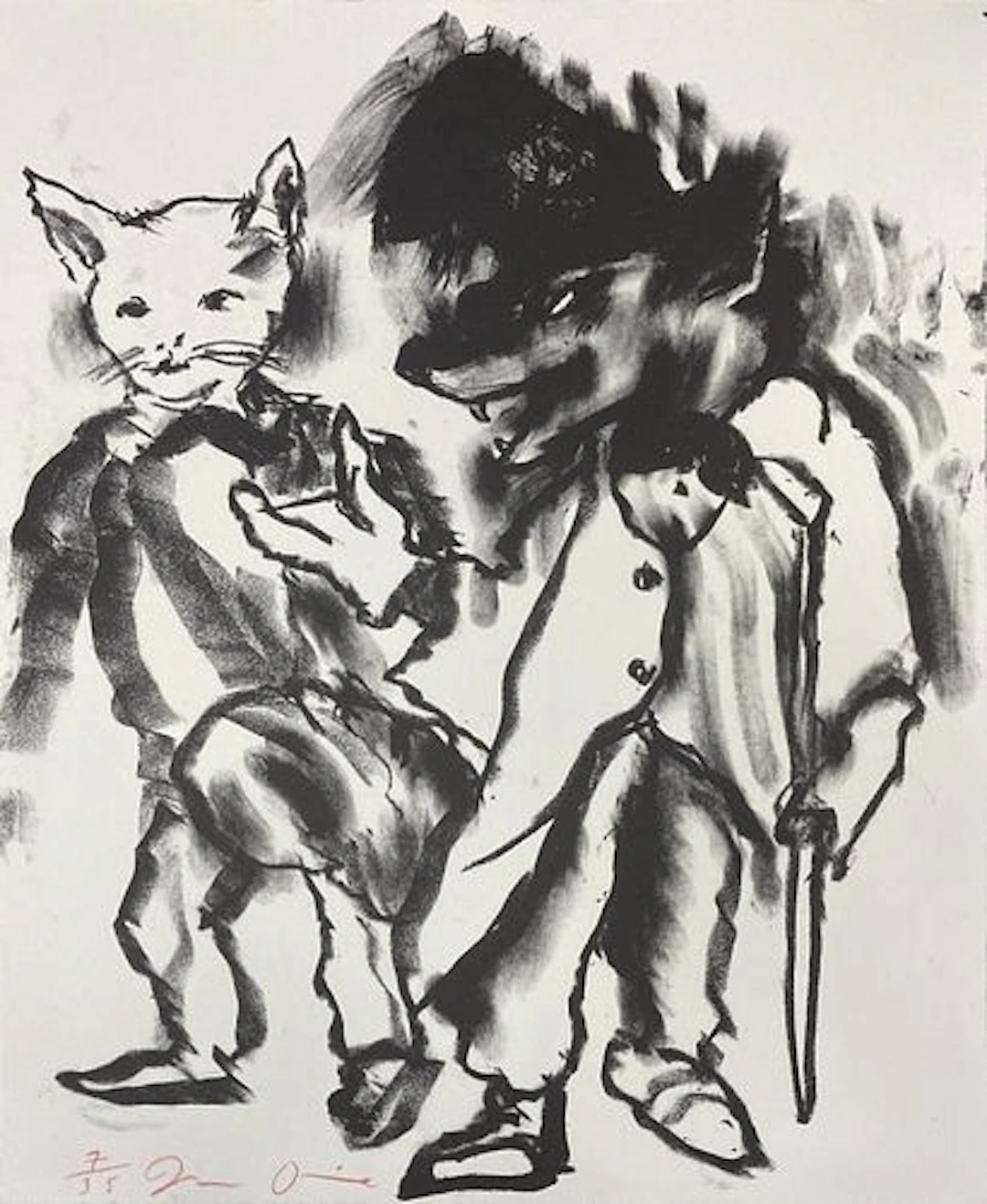 Jim Dine - Untitled 3 from Pinocchio Suite
