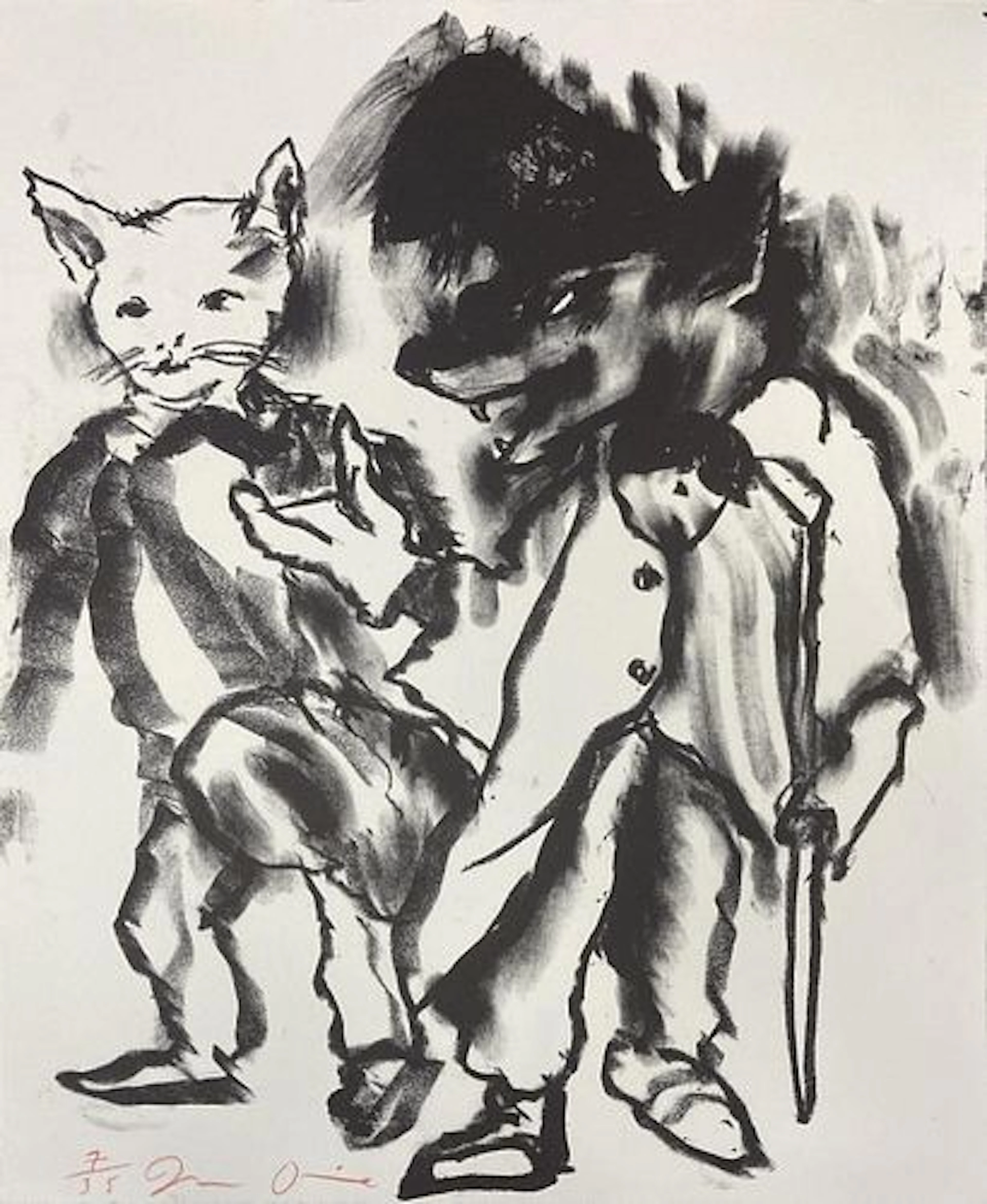 Jim Dine - Untitled 3 from Pinocchio Suite