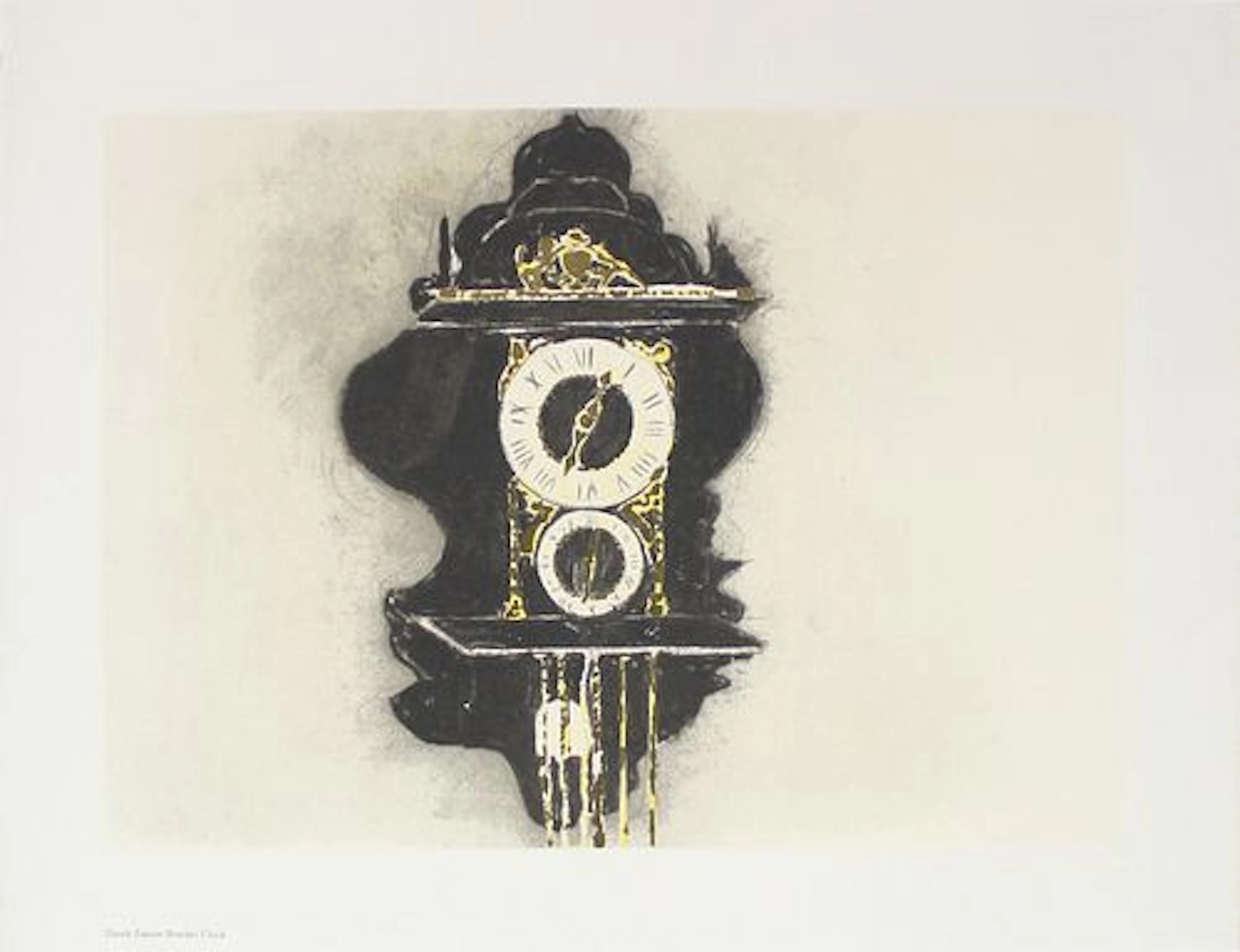 Donald Sultan - Dutch Zaanse Bracket Clock