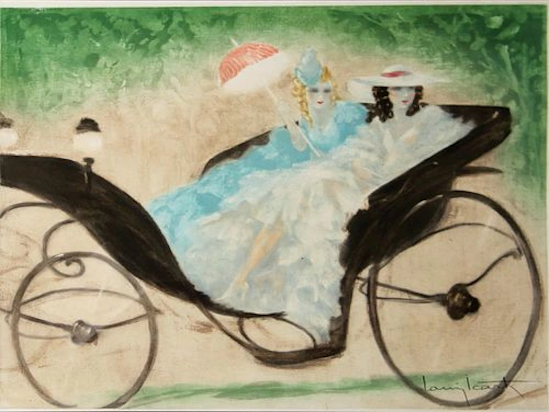 Louis Icart - Promenade au Bois